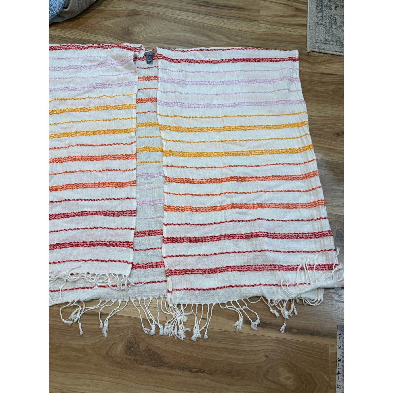 Other Aerie striped cotton kimono cover-up with fringe one size Size XL / US 12-14 / IT 48-50 - 3 Thumbnail