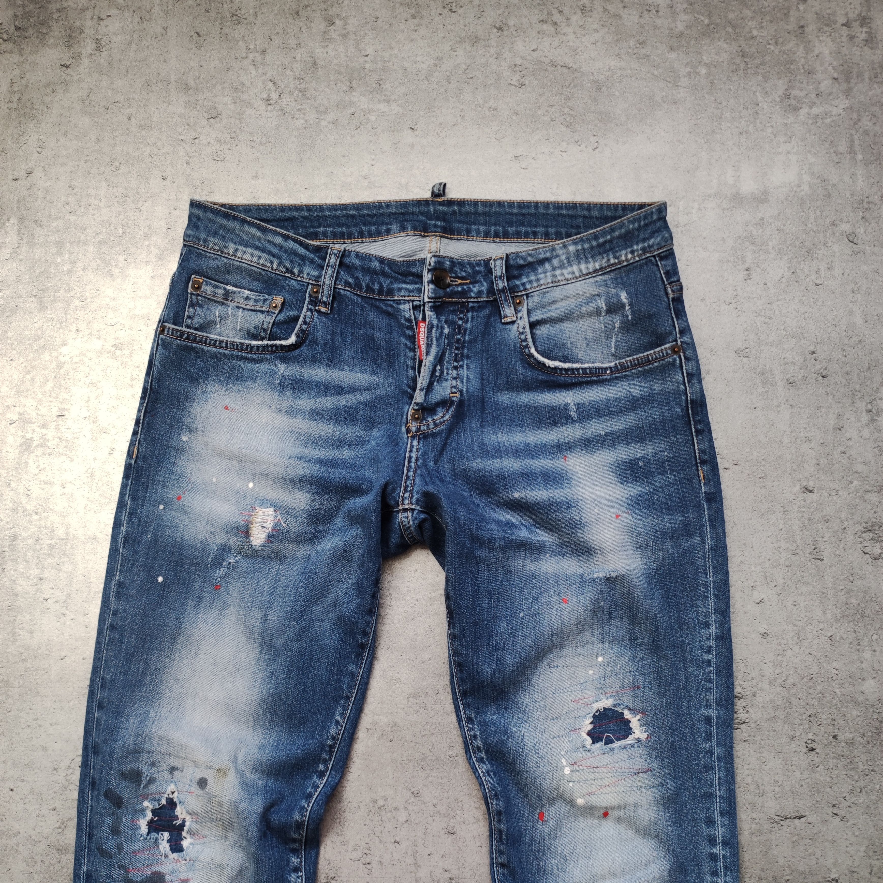 Dsquared2 DSQ2 Dsquared2 Denim Your Best Fantasy Distressed Jeans Size US 34 / EU 50 - 3 Thumbnail