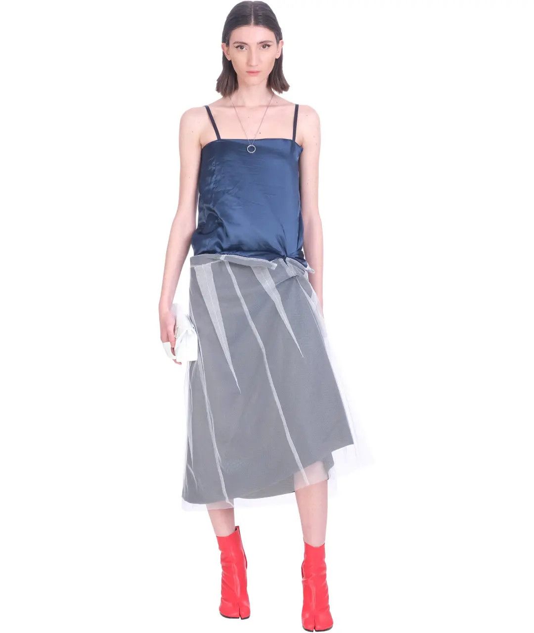 Maison Margiela o1y0625 Midi Dress in Multicolor Size S / US 4 / IT 40 - 3 Thumbnail