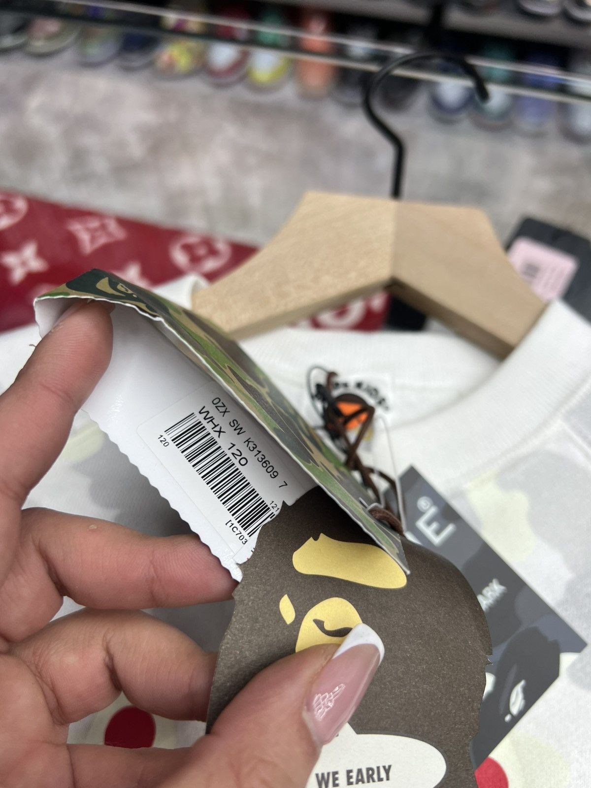 Bape Bape Space Camo Shark Crewneck Size US XXS / EU 40 - 6 Thumbnail