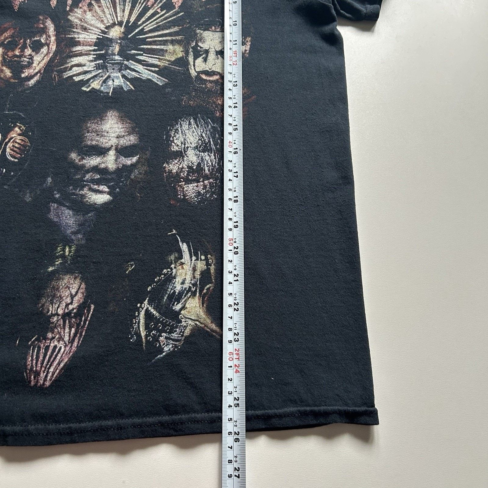 Band Tees × Slipknot × Vintage Slipknot Prepare for Hell World Tour Shirt Small Faded Black Size US S / EU 44-46 / 1 - 6 Thumbnail