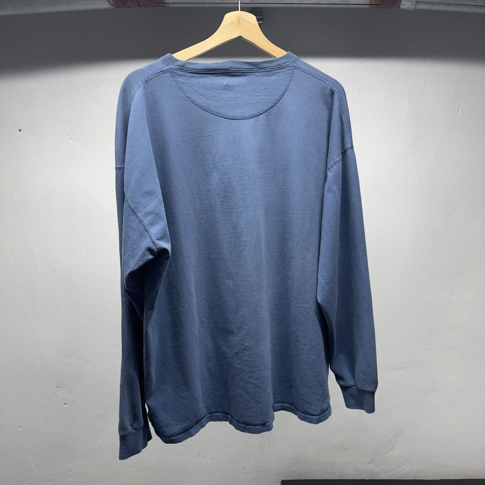 Vintage Faded Russell Athletic Blue Longsleeve Shirt ERD Grunge Size US XL / EU 56 / 4 - 5 Thumbnail