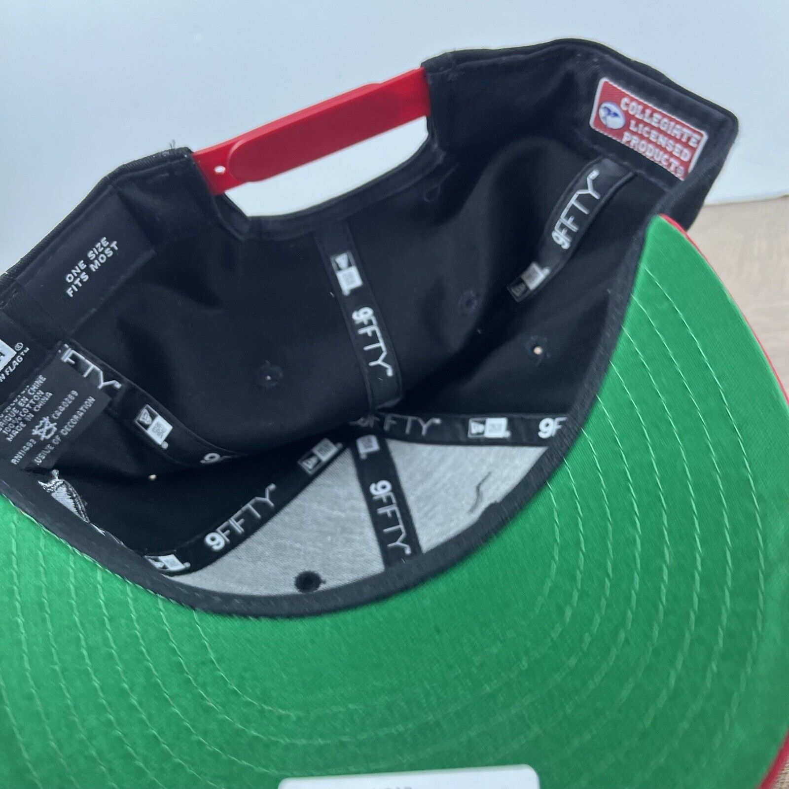 New Era UNLV Rebels Hat New Era 9FIFTY Snapback Hat Black Hat Adjust Size ONE SIZE - 14 Thumbnail