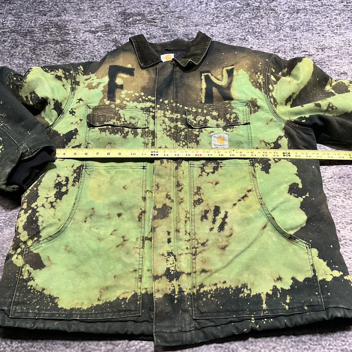Carhartt VINTAGE CARHARTT GREEN BROWN ARCTIC CHORE COAT DISTRESSED XL Size US XXL / EU 58 / 5 - 11 Thumbnail