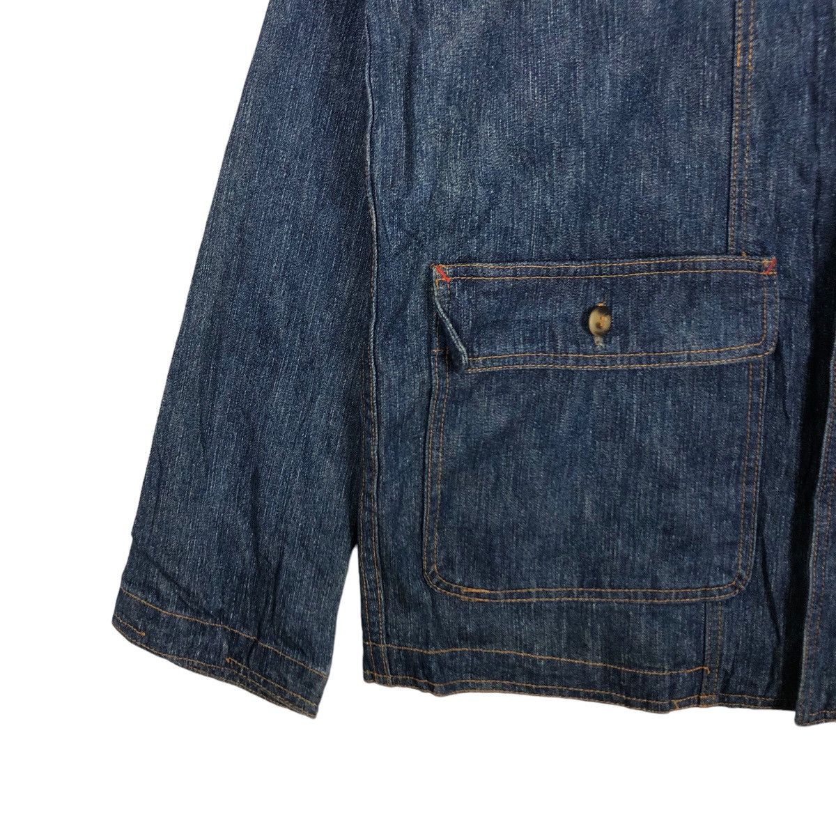 Japanese Brand 🔥90’s Denim Work Jacket Japan Made Size US M / EU 48-50 / 2 - 4 Thumbnail