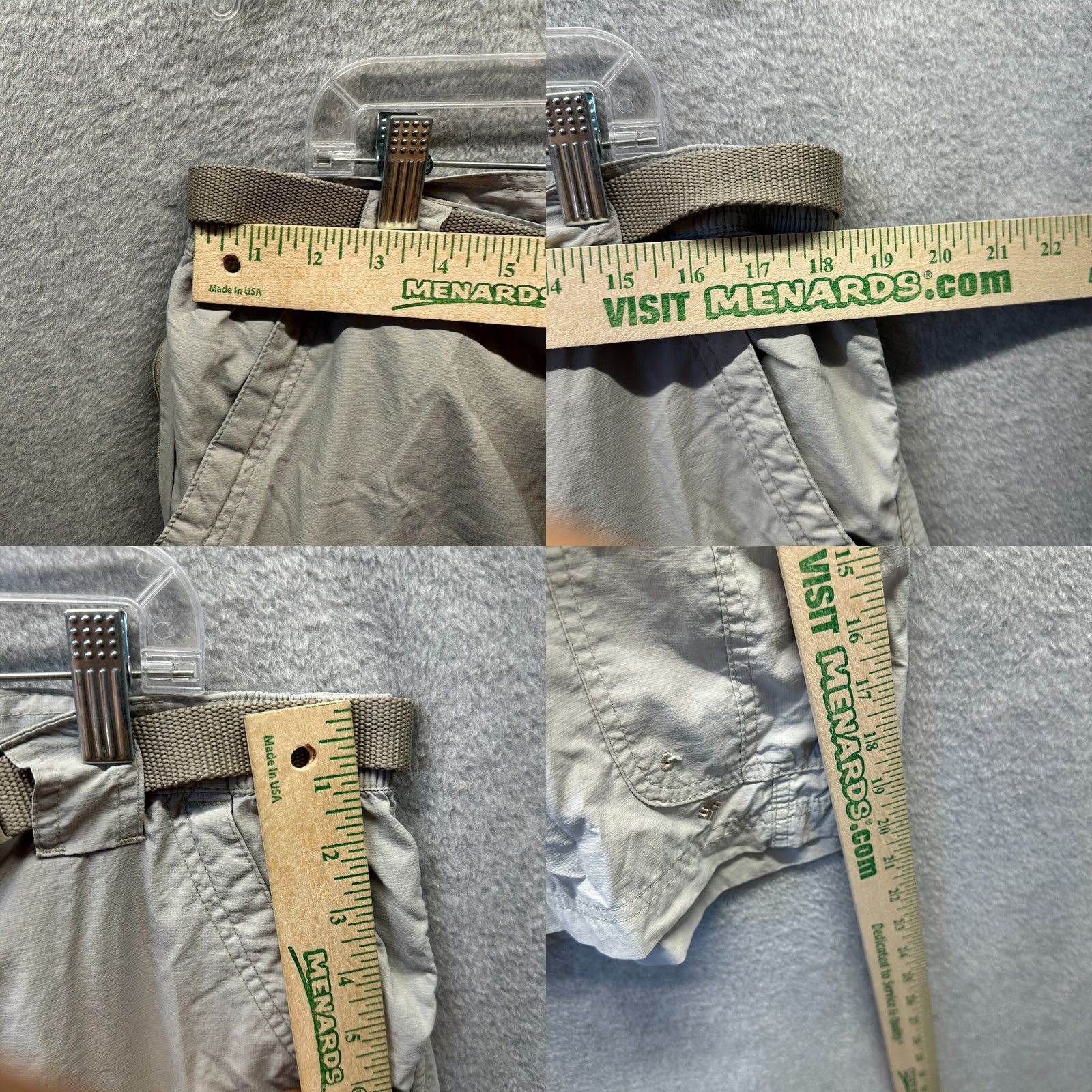 Vintage Columbia Shorts Cargo Outdoor Nylon Gray XXL XL? Size US 36 / EU 52 - 9 Thumbnail