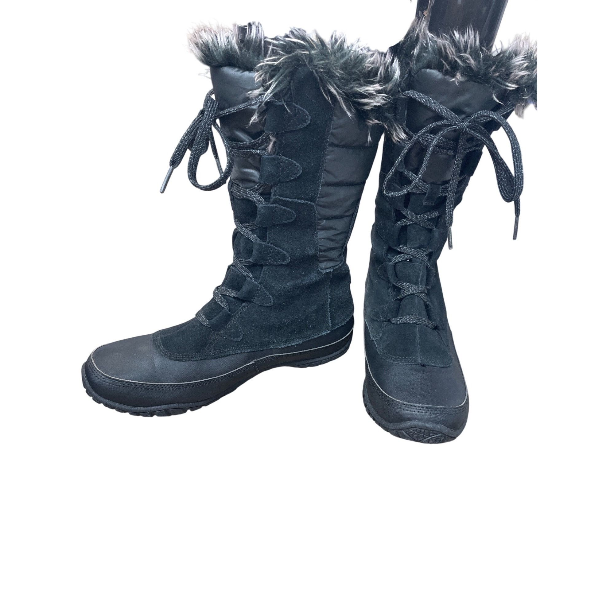 The North Face NorthFace Primaloft Womans Black Insulated fur lined winter Size US 9 / IT 39 - 2 Thumbnail