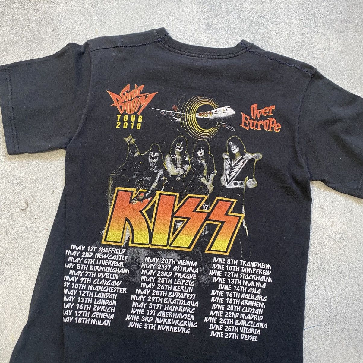 Fruit Of The Loom Vintage Kiss t shirt Size US S / EU 44-46 / 1 - 3 Thumbnail