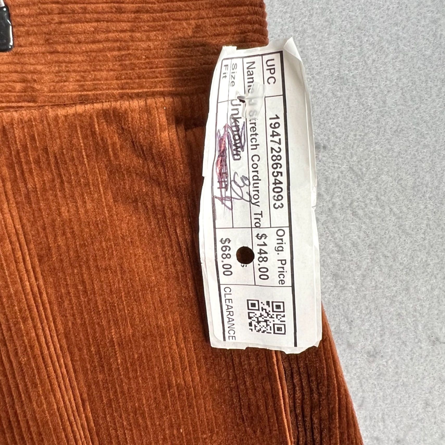 Bonobos Bonobos Mens Corduroy Pants 32 Rust Brown Cotton Blend New! Bonobos Weekday Warrior Chino Straight Rise Mid Inseam 30 in Adult Mens 32 Wool? Size US 32 / EU 48 - 5 Thumbnail