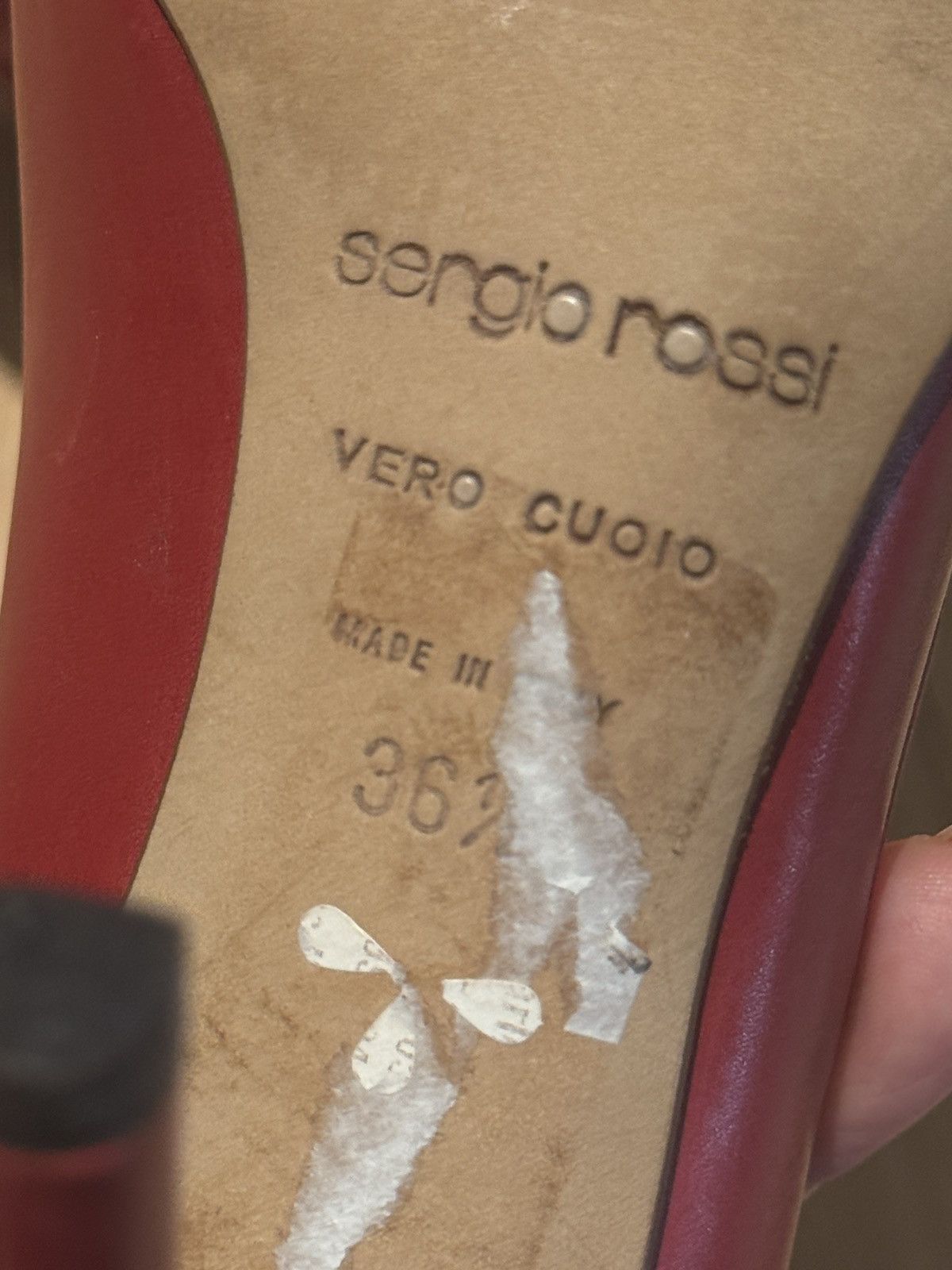 Sergio Rossi Red Sergio Rossi Heels Size US 6.5 / IT 36.5 - 4 Thumbnail