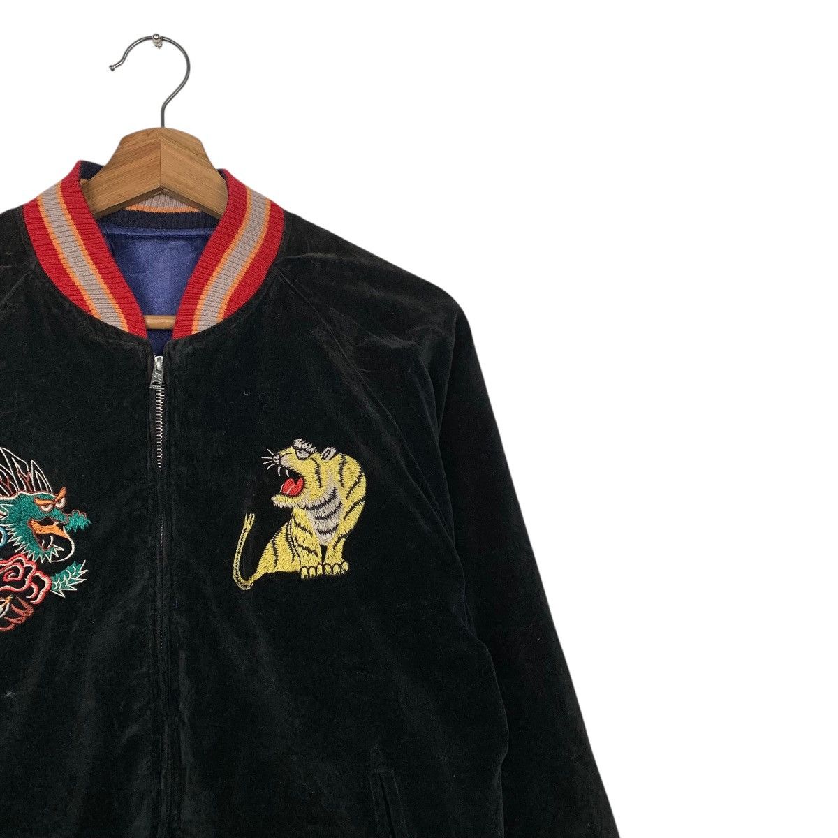 Japanese Brand Japanese Brand Clear Land Reversible Sukajan Jacket Size US XS / EU 42 / 0 - 7 Thumbnail