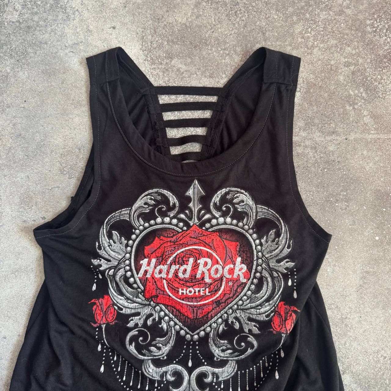 Hard Rock Cafe × Vintage Hard Rock Hotel Daytona Beach Y2K Vintage Tank Top Size M / US 6-8 / IT 42-44 - 3 Thumbnail
