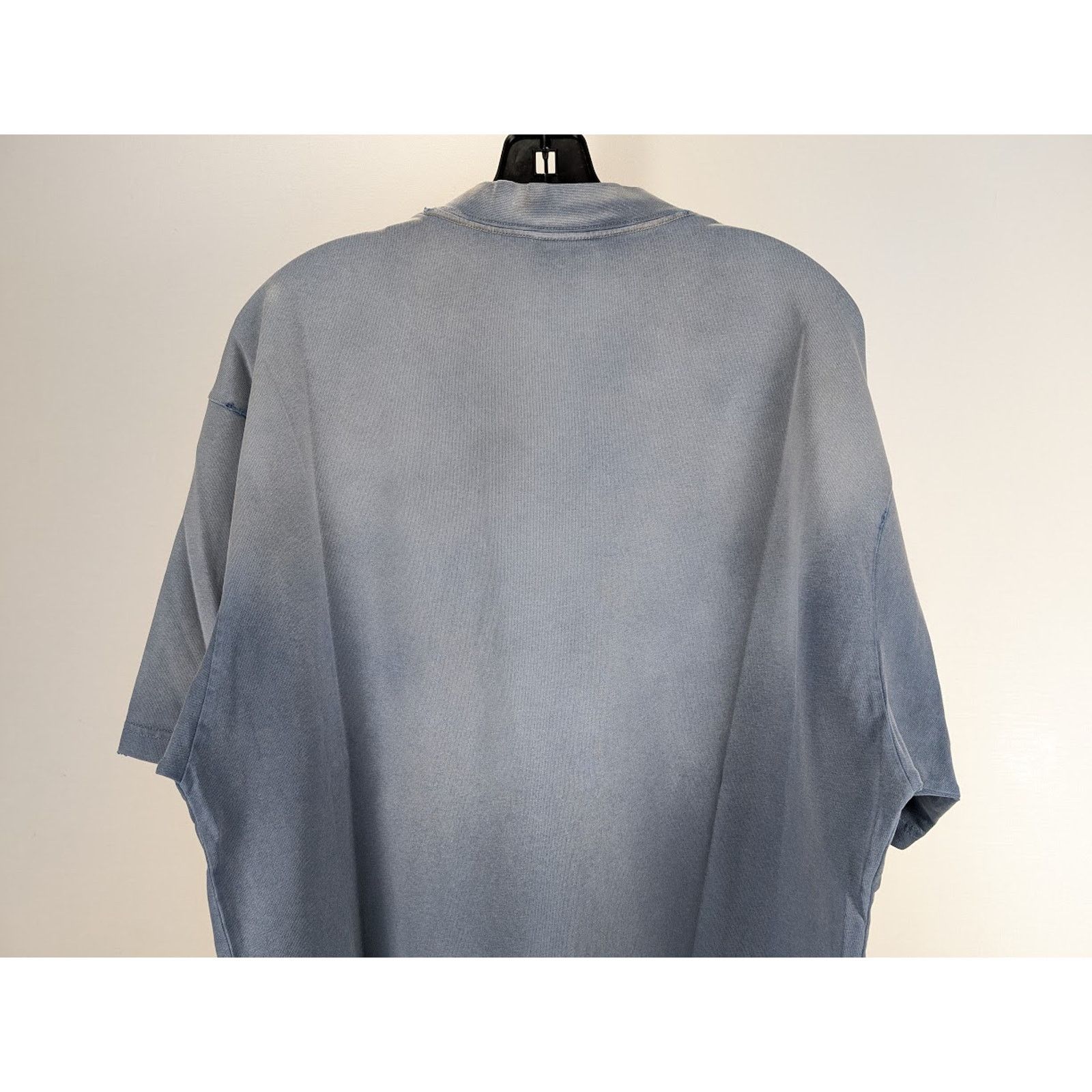 Balenciaga o1rshd1 Short Sleeve T-Shirt in Blue Size US S / EU 44-46 / 1 - 15 Thumbnail