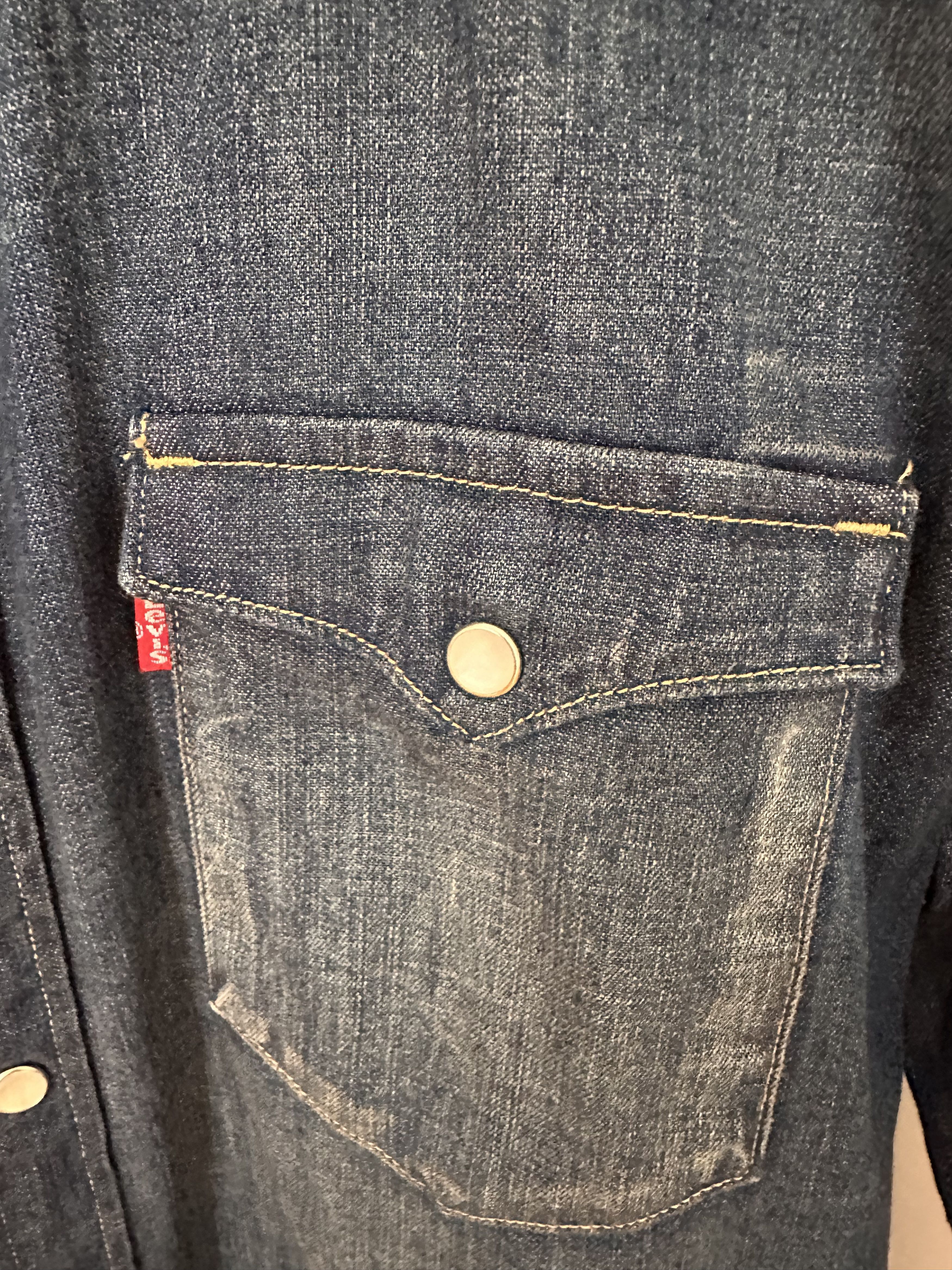 Levi's Levi’s Western Denim Shirt – Snap Button – Size L Size US L / EU 52-54 / 3 - 3 Thumbnail