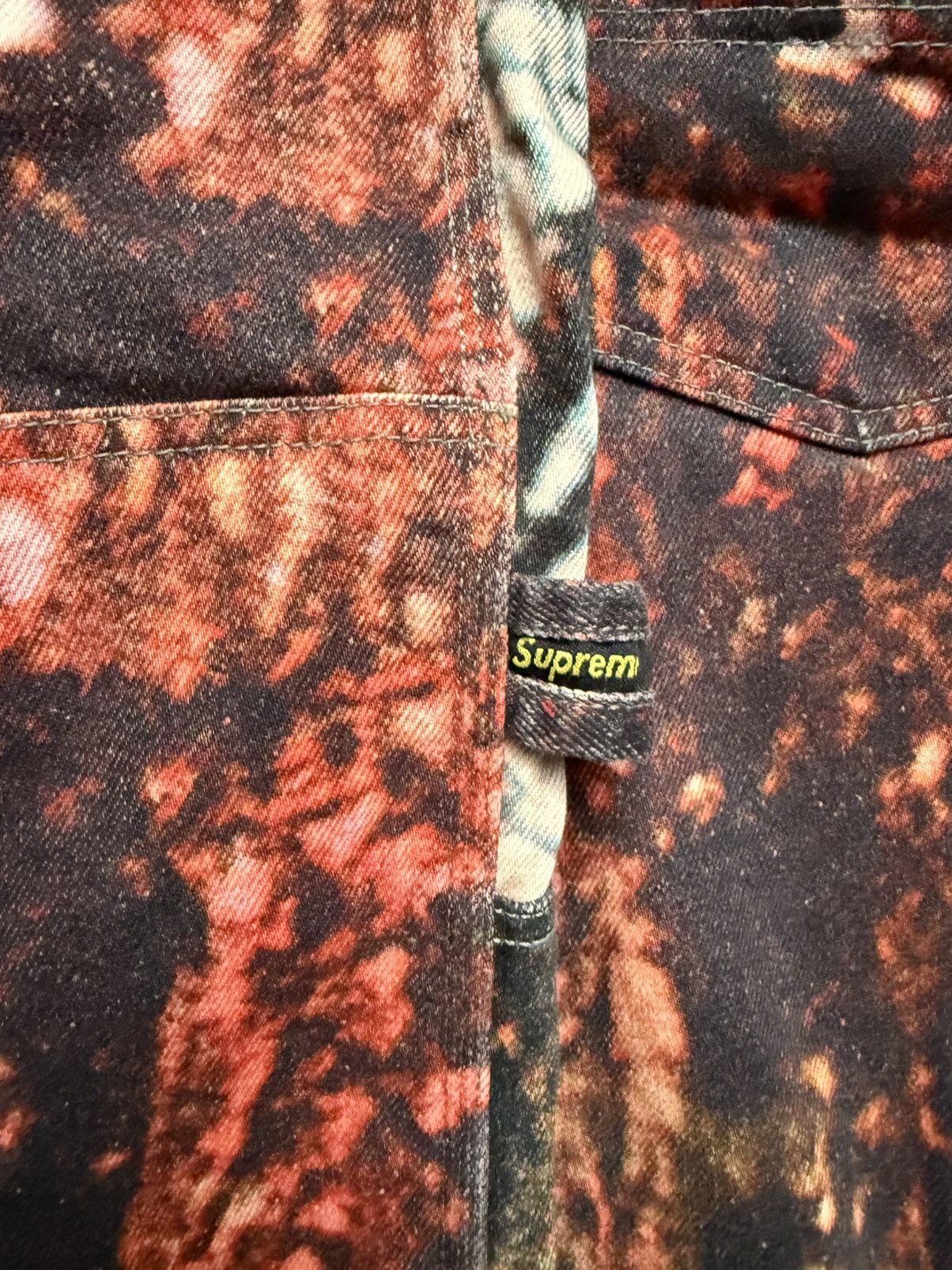 Supreme Supreme Double Knee Denim Painter Pant Woods - Black Sabbath Size US 36 / EU 52 - 12 Thumbnail
