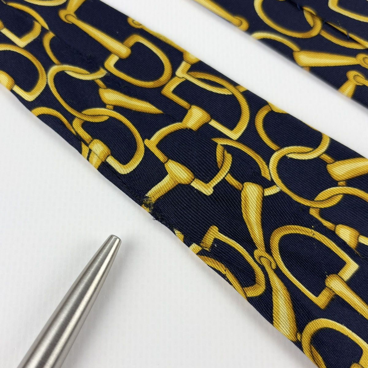 Gucci Gucci Vintage Silk Tie rare nice design Made in Italy Size ONE SIZE - 18 Thumbnail