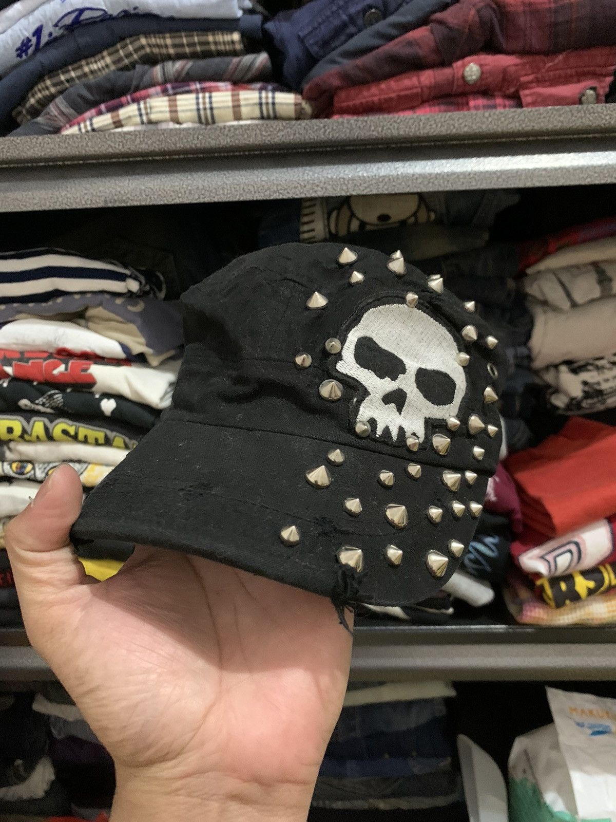 Designer TNC CADET HAT SKULL STUDED ARCHIVE Size ONE SIZE - 2 Thumbnail