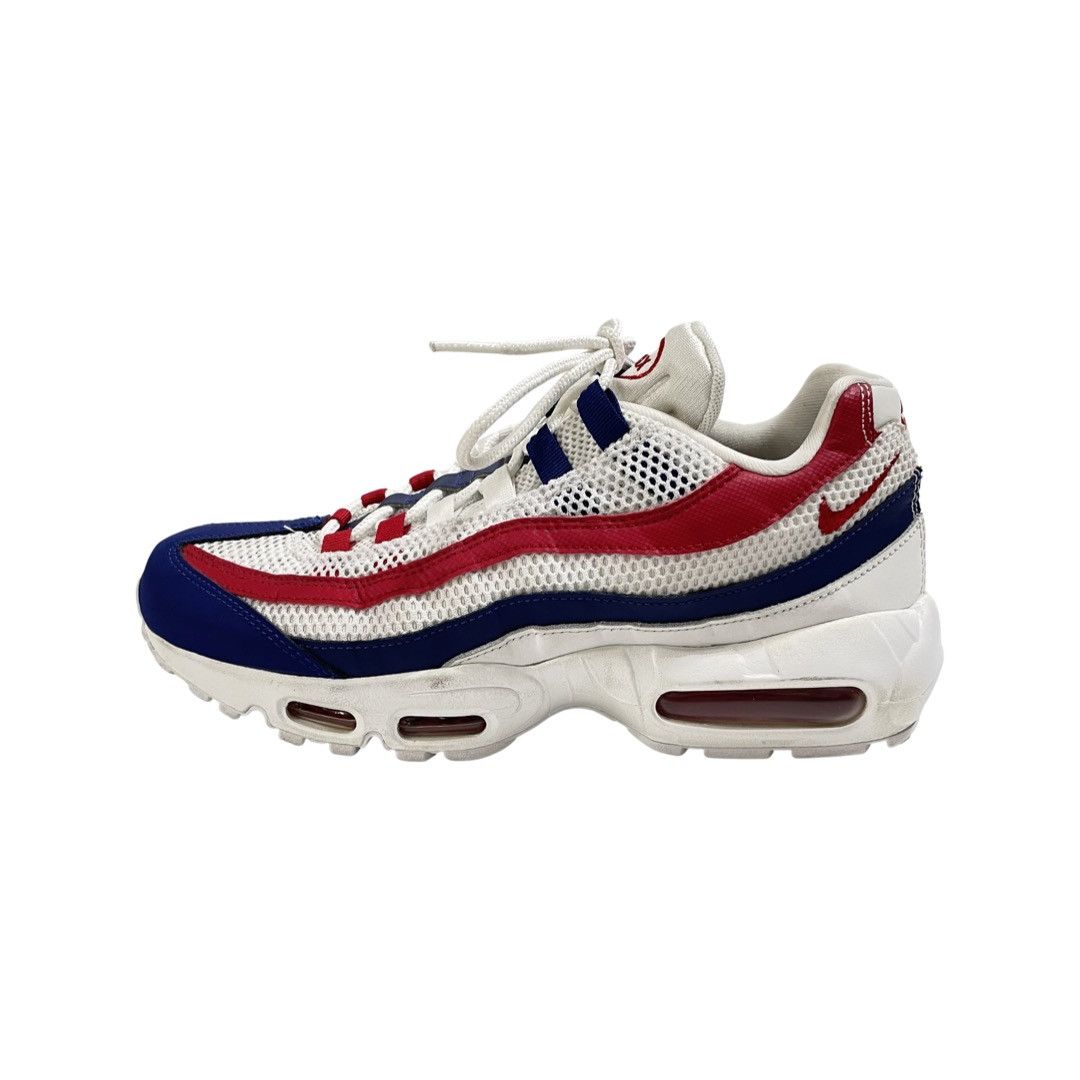image of 2019 Nike Air Max 95 Blue Red White Size 8 Running Shoes in Blue White Red, Men's