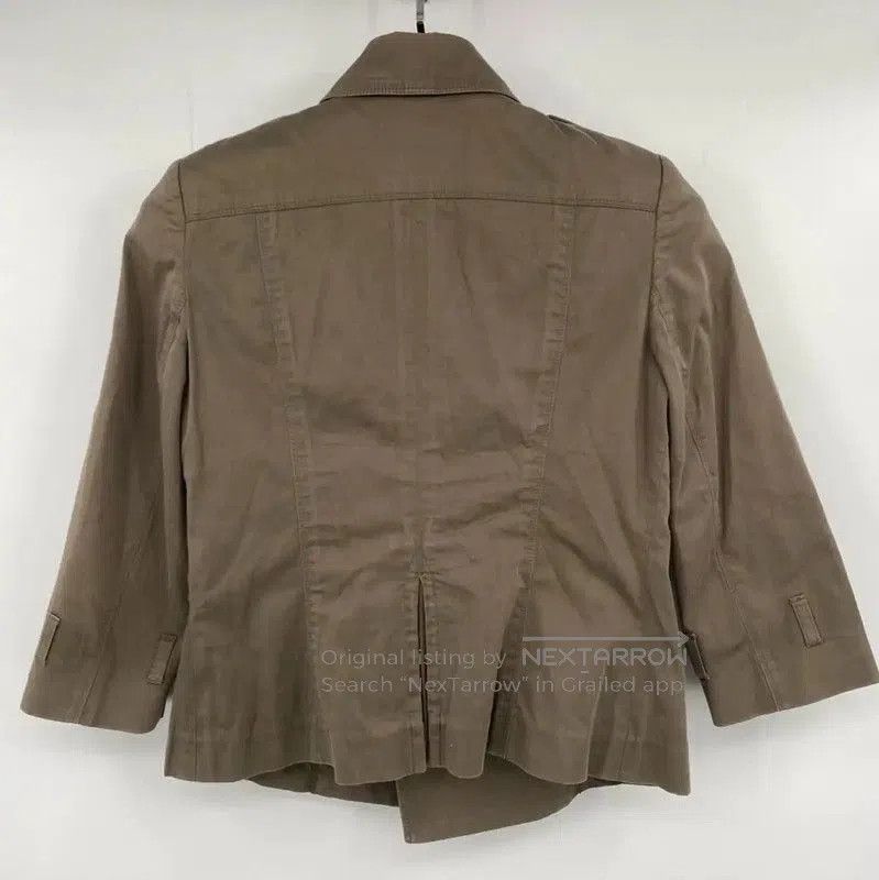 Burberry Burberry Women's Khaki Cotton Winter Jacket. Size S / US 4 / IT 40 - 2 Thumbnail