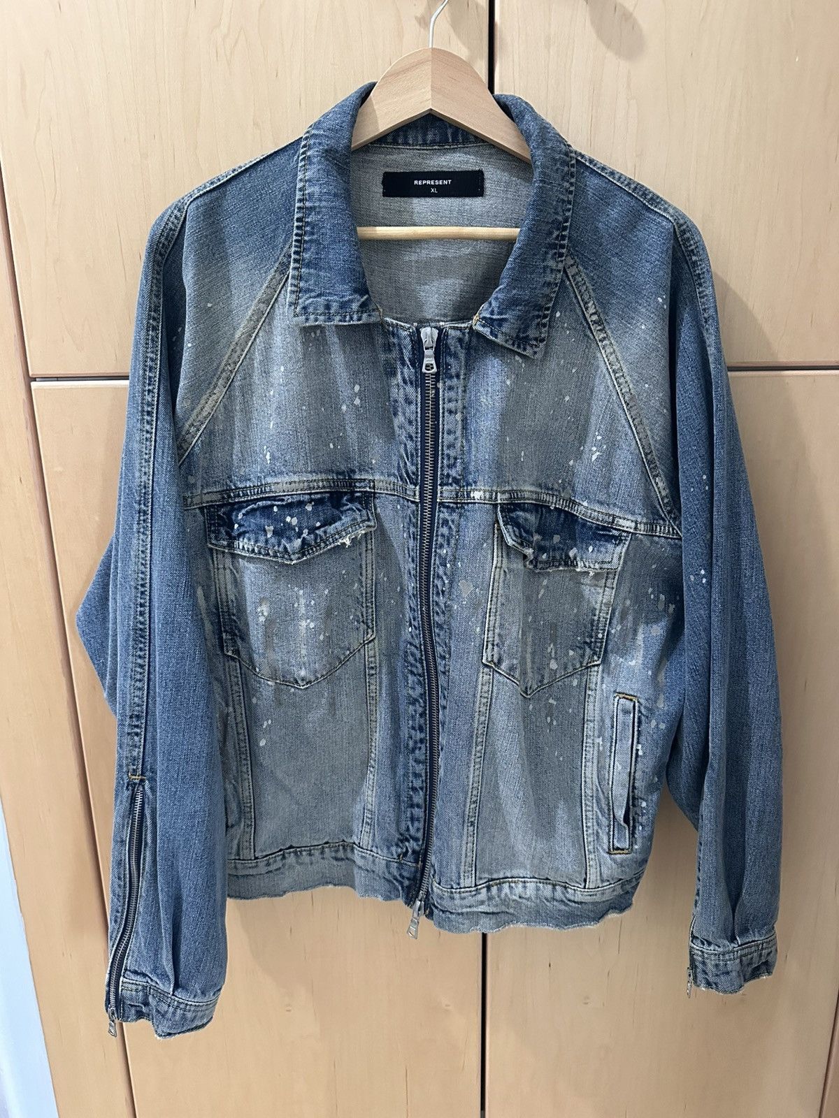 Represent Clo. Selvedge Denim Jacket - New Breed Size US XL / EU 56 / 4 - 1 Thumbnail