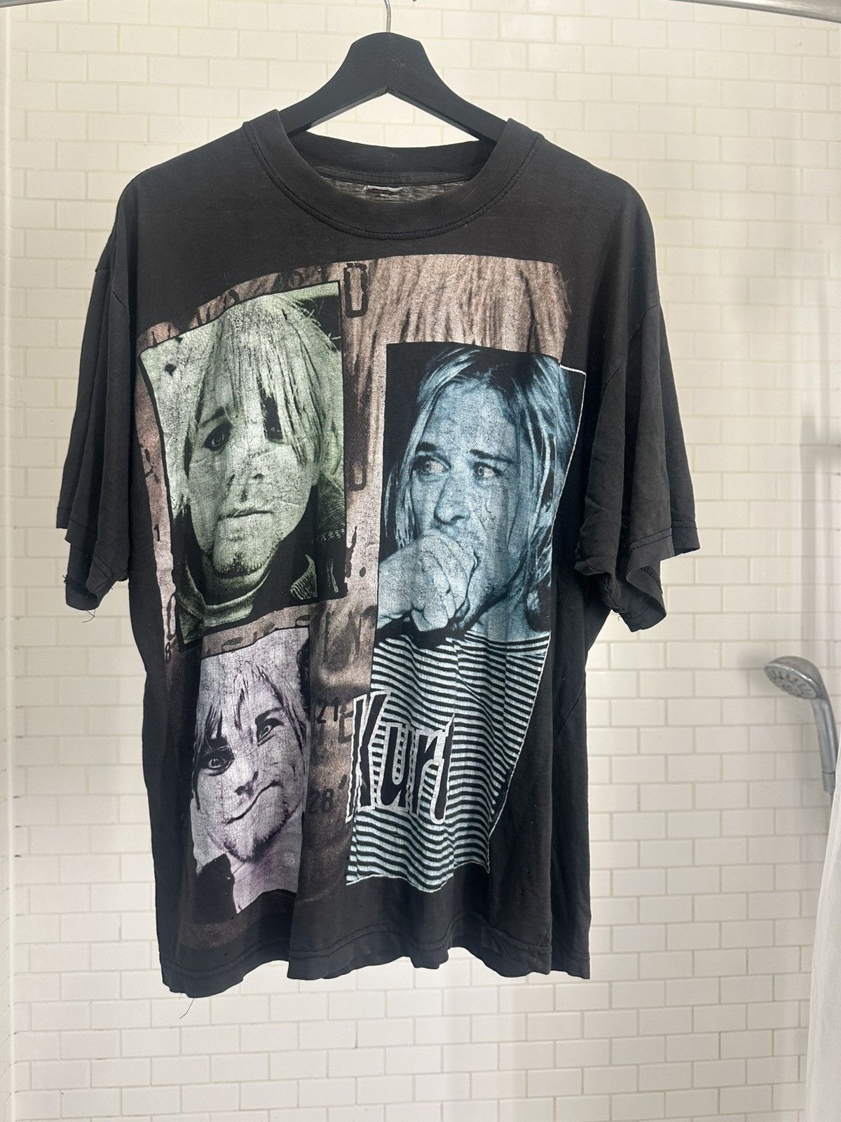Vintage Vintage Kurt Cobain T-shirt Size US M / EU 48-50 / 2 - 2 Thumbnail