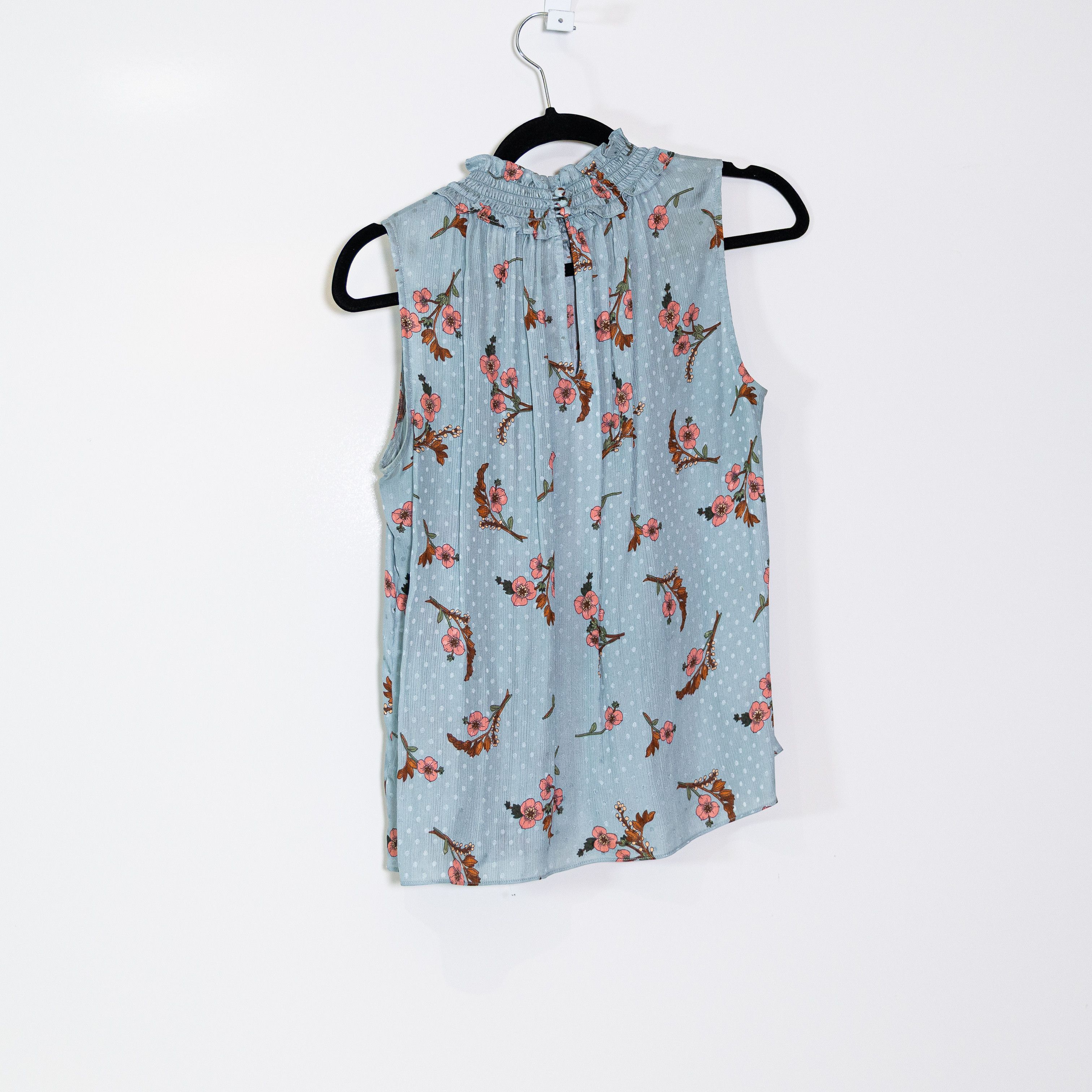 Rebecca Taylor Rebecca Taylor Silk Chiffon Smocked Neck Size XS / US 0-2 / IT 36-38 - 5 Thumbnail
