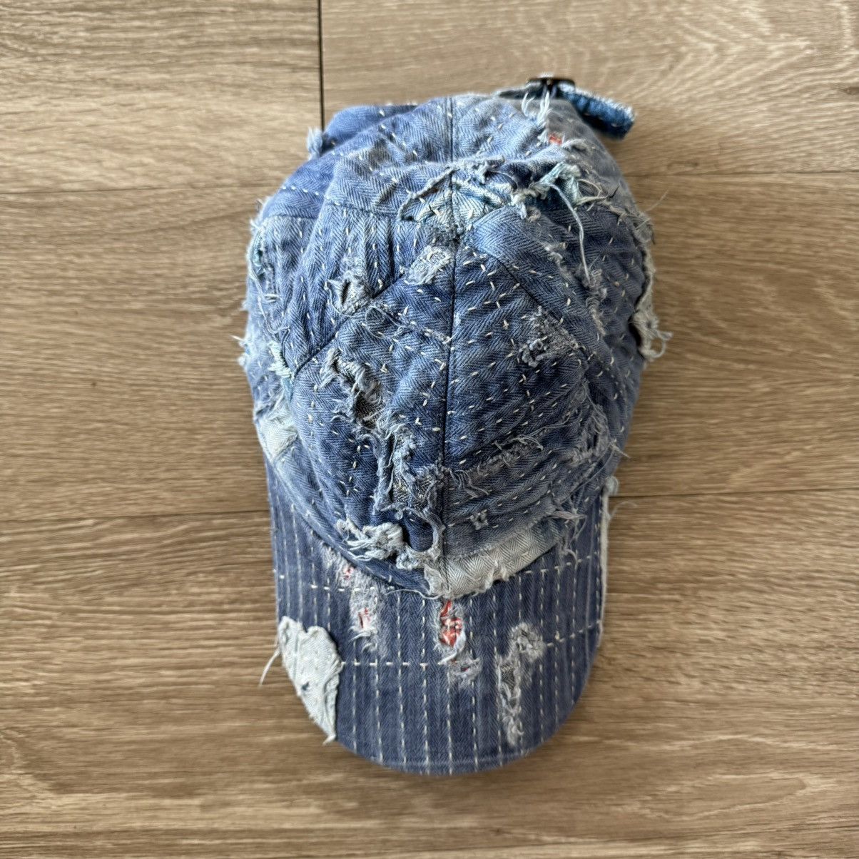 Other Bleeding Indigo Chore Boro Hat 1/1 Size ONE SIZE - 7 Thumbnail