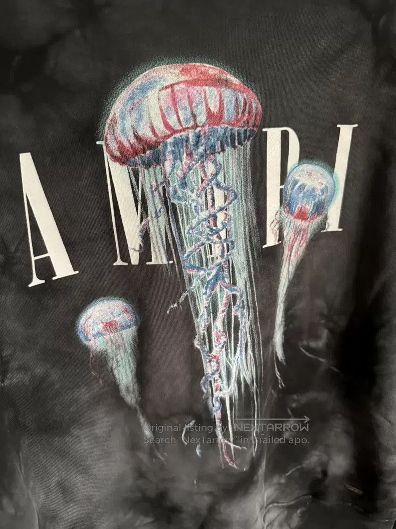 Amiri Amiri Lightning tie-dye jellyfish hoodie Size US S / EU 44-46 / 1 - 6 Thumbnail