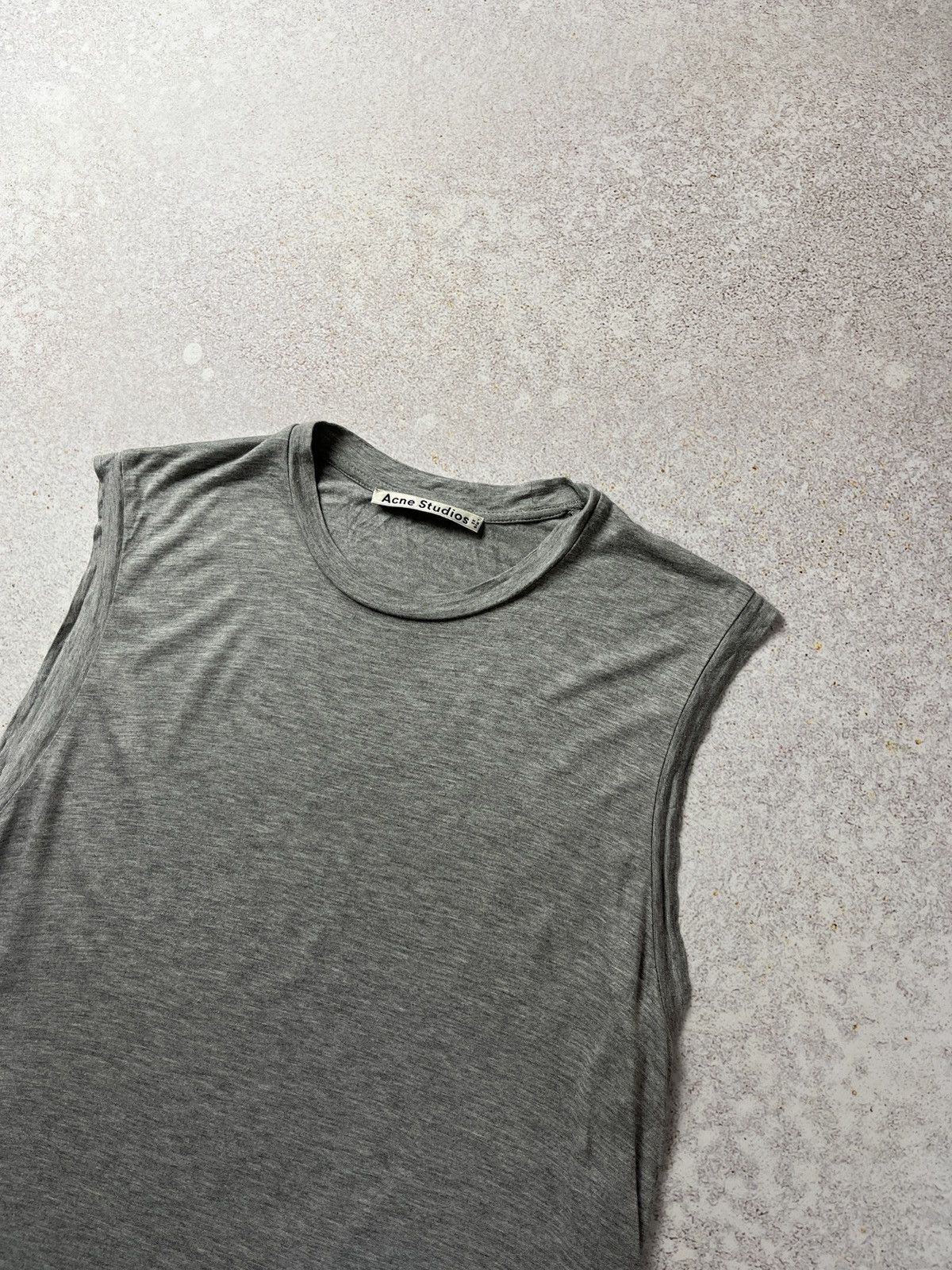 Acne Studios Acne Studios Zone Tencel PSS14 Sleeveless T-Shirt Size US S / EU 44-46 / 1 - 2 Thumbnail