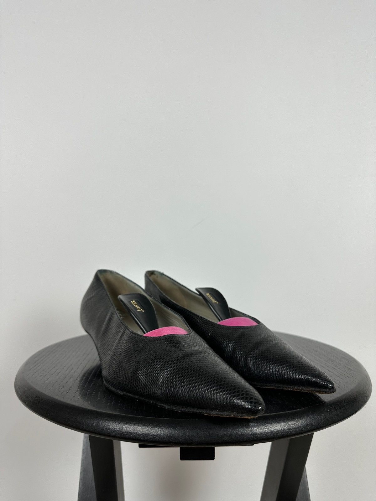 Gucci Vintage Gucci Tom Ford Black Leather Heels Size US 7.5 / IT 37.5 - 10 Thumbnail
