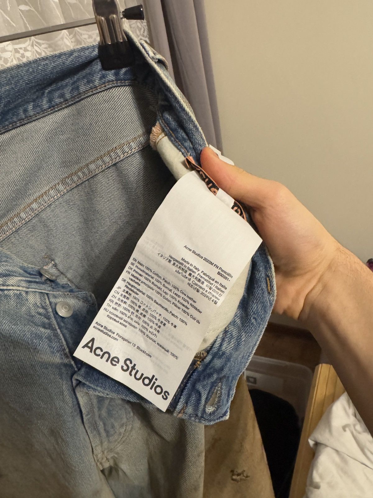 Acne Studios Acne Studios 2023 FN Penicillin Denim EUR 50 (Brand New) Size US 34 / EU 50 - 13 Thumbnail
