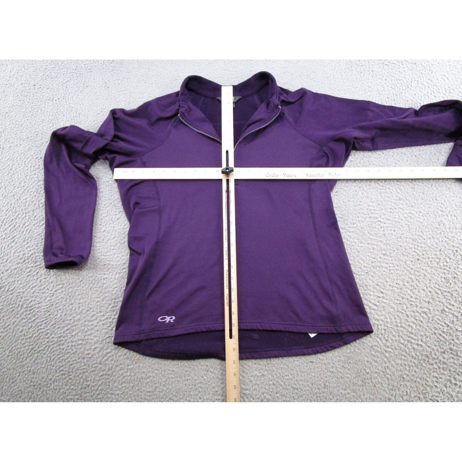 Outdoor Research Outdoor Research Purple 1/4 Zip Pullover Womens XL Thermal Waffle Knit Humid? Size XL / US 12-14 / IT 48-50 - 7 Thumbnail