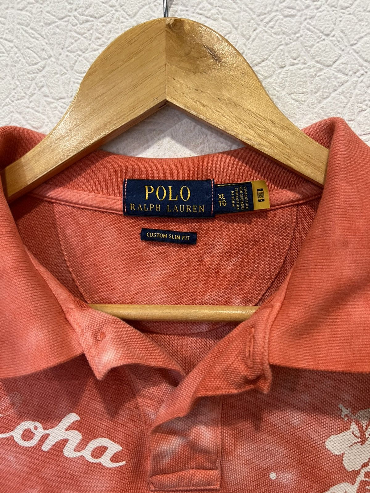 Ralph Lauren Vintage Polo Ralph Lauren Pink Aloha Hawaii Polo Shirt Size US XL / EU 56 / 4 - 4 Thumbnail