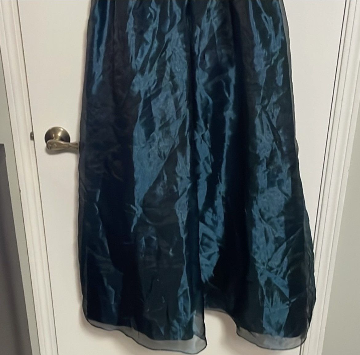 Other Roberta Black and Teal Maxi Dress Size M / US 6-8 / IT 42-44 - 3 Thumbnail