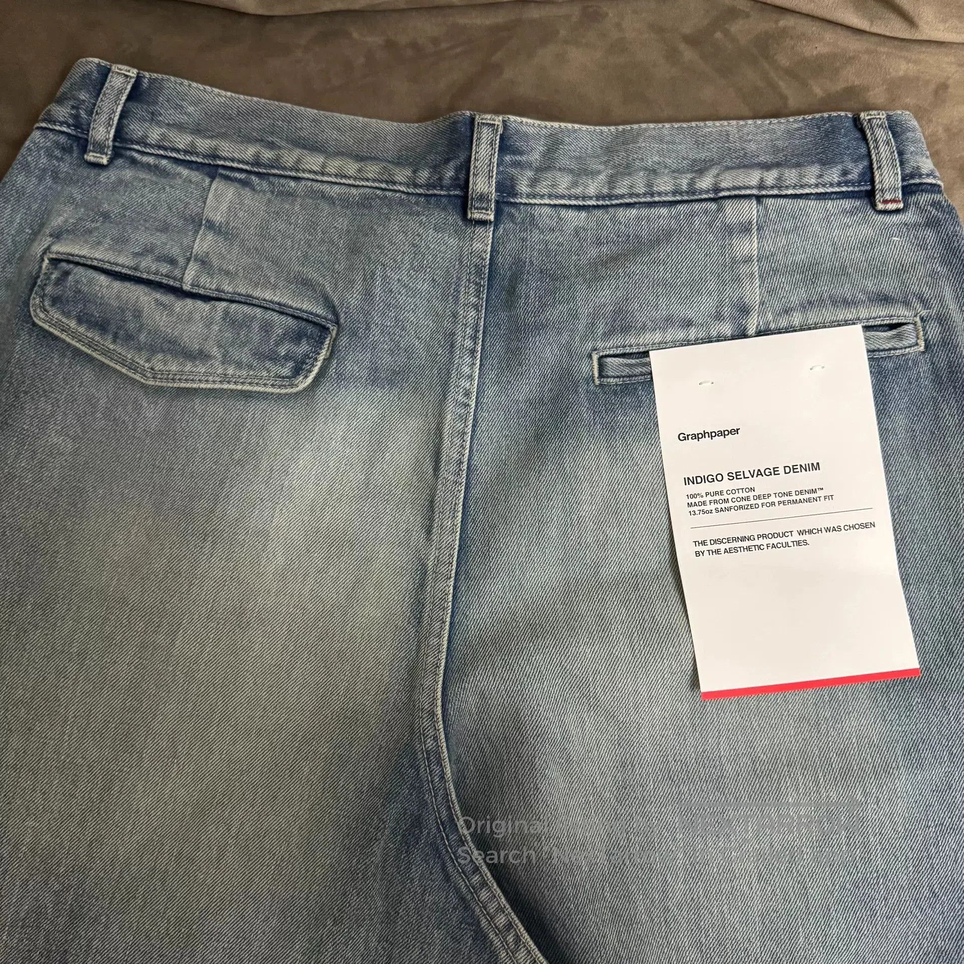 Graphpaper Graphpaper Denim Two Tuck Tapered. Size US 26 / EU 42 - 4 Thumbnail