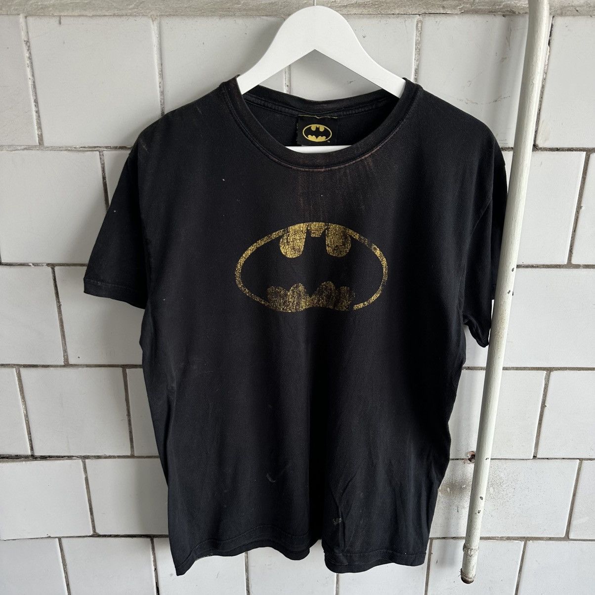 DC Comics Vintage Japanese Style Adult Batman T-shirts Big Logo Size US L / EU 52-54 / 3 - 2 Thumbnail