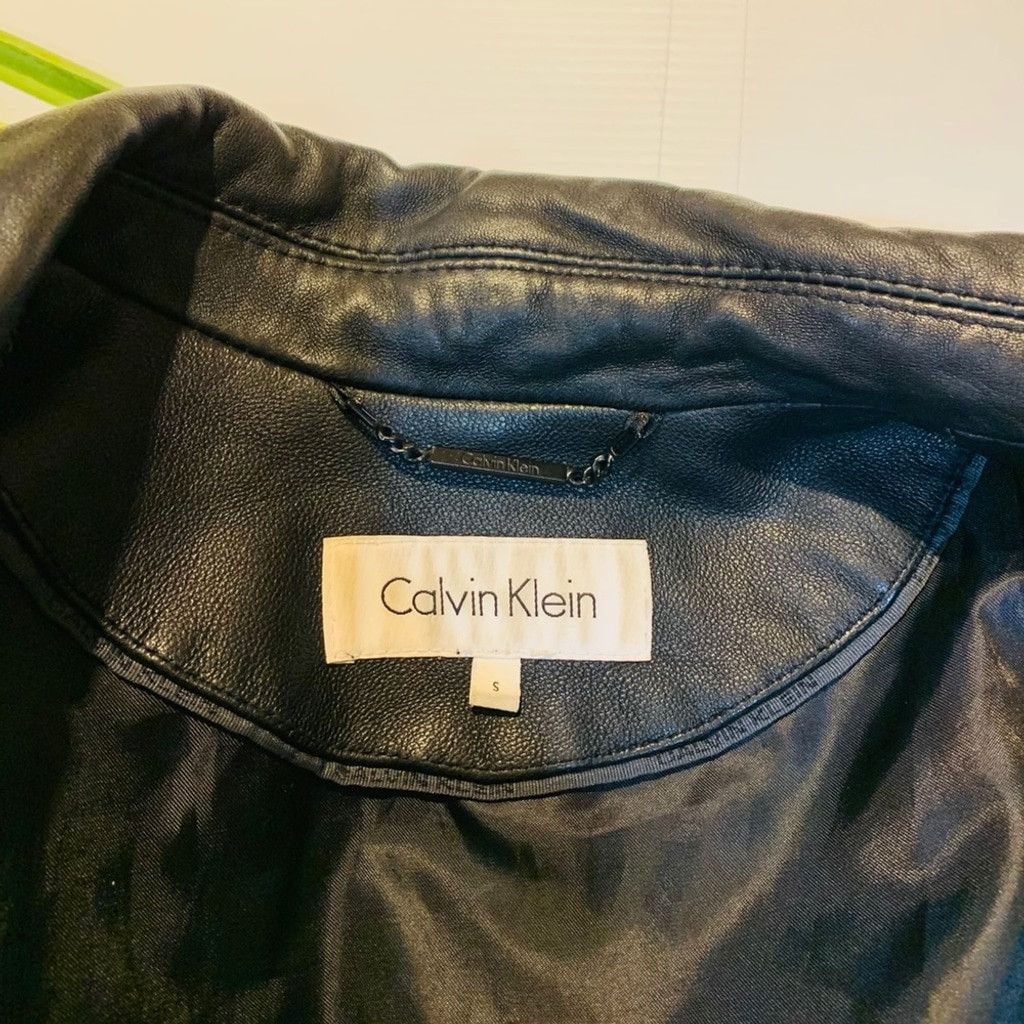 Calvin Klein - Calvin Klein Genuine Leather Black Size S Size S / US 4 / IT 40 - 8 Thumbnail