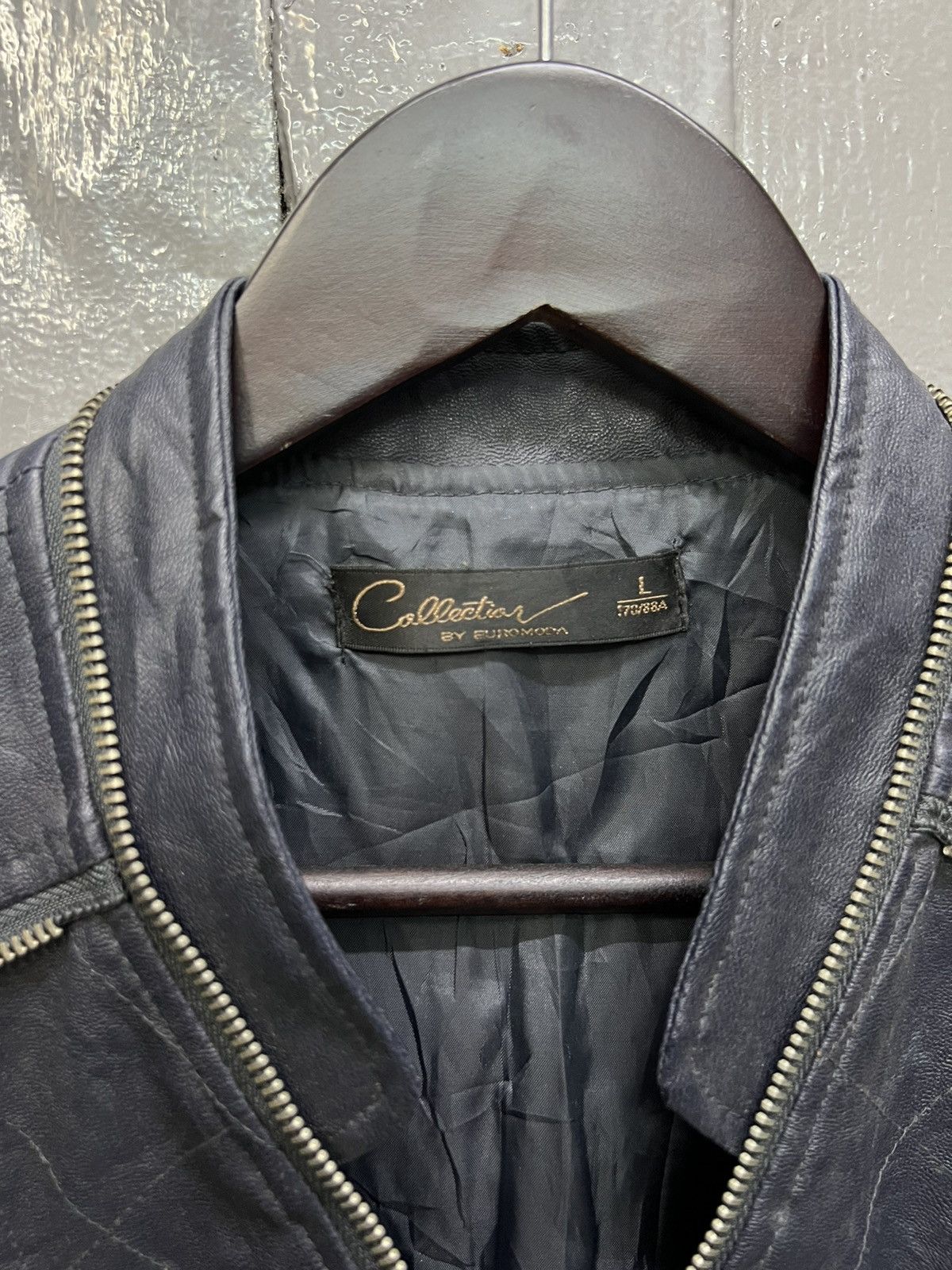 Other COLLECTION BY EUROMODA WOMENS LEATHER JACKET Size L / US 10 / IT 46 - 4 Thumbnail