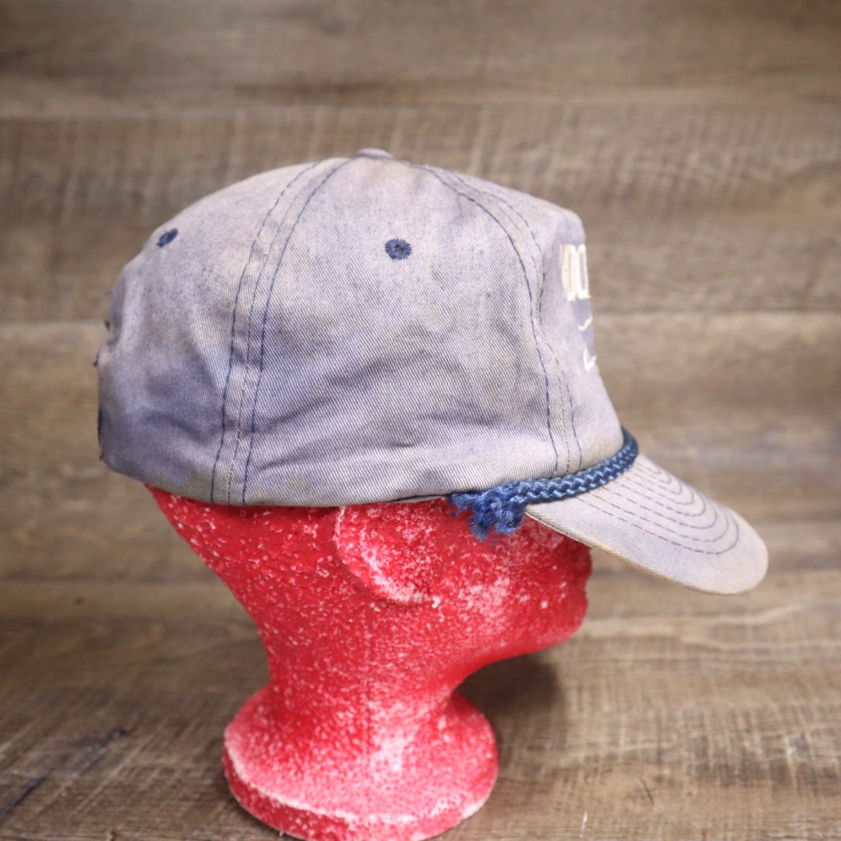 Vintage VINTAGE CAP Trucker Hat Blue Virginia Dept of Transportation VDOT Culpeper Office One Size Mens Size ONE SIZE - 3 Thumbnail