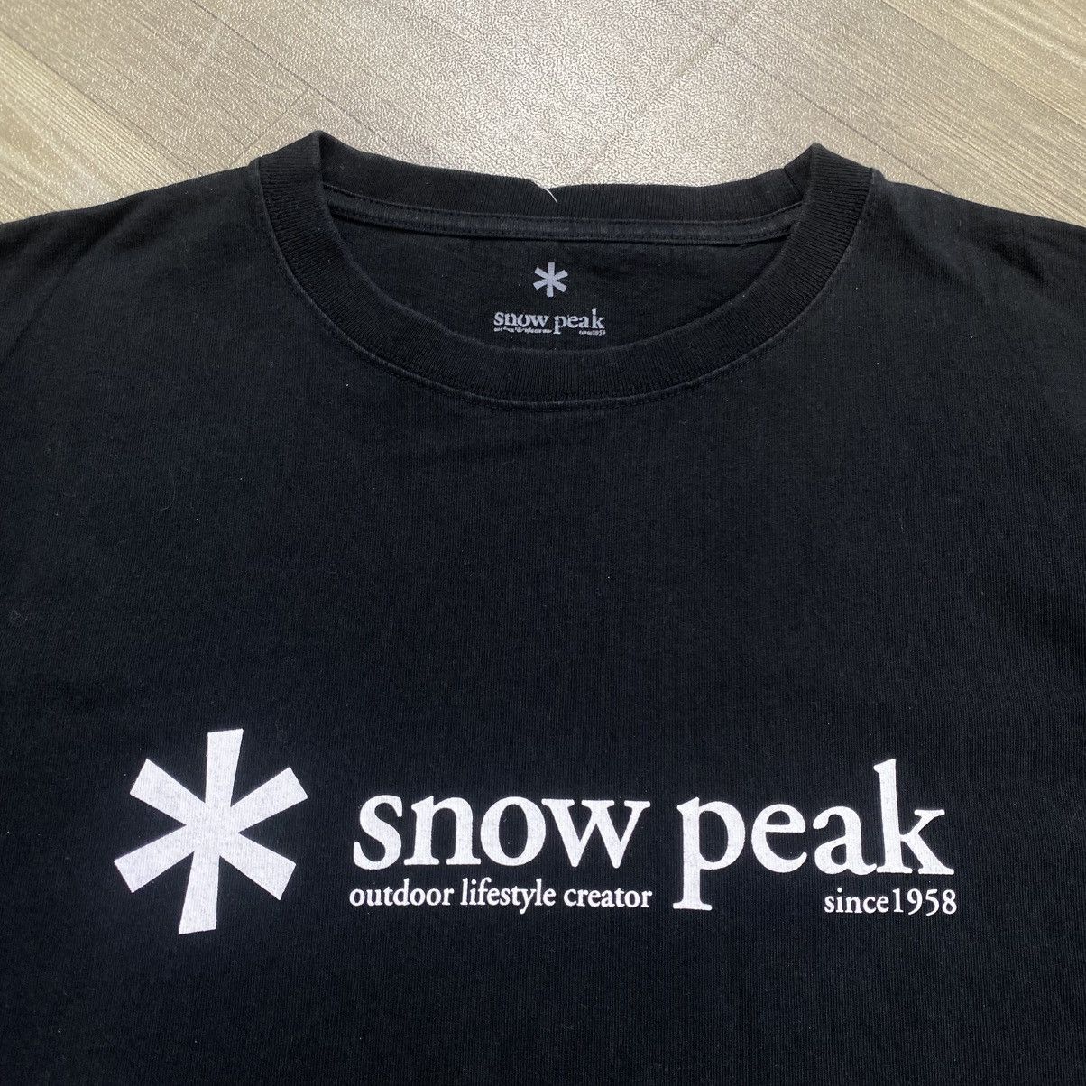 Snow Peak 2000s Snow Peak USA Anniversary 60th Spellout Logo Tee Size US M / EU 48-50 / 2 - 3 Thumbnail