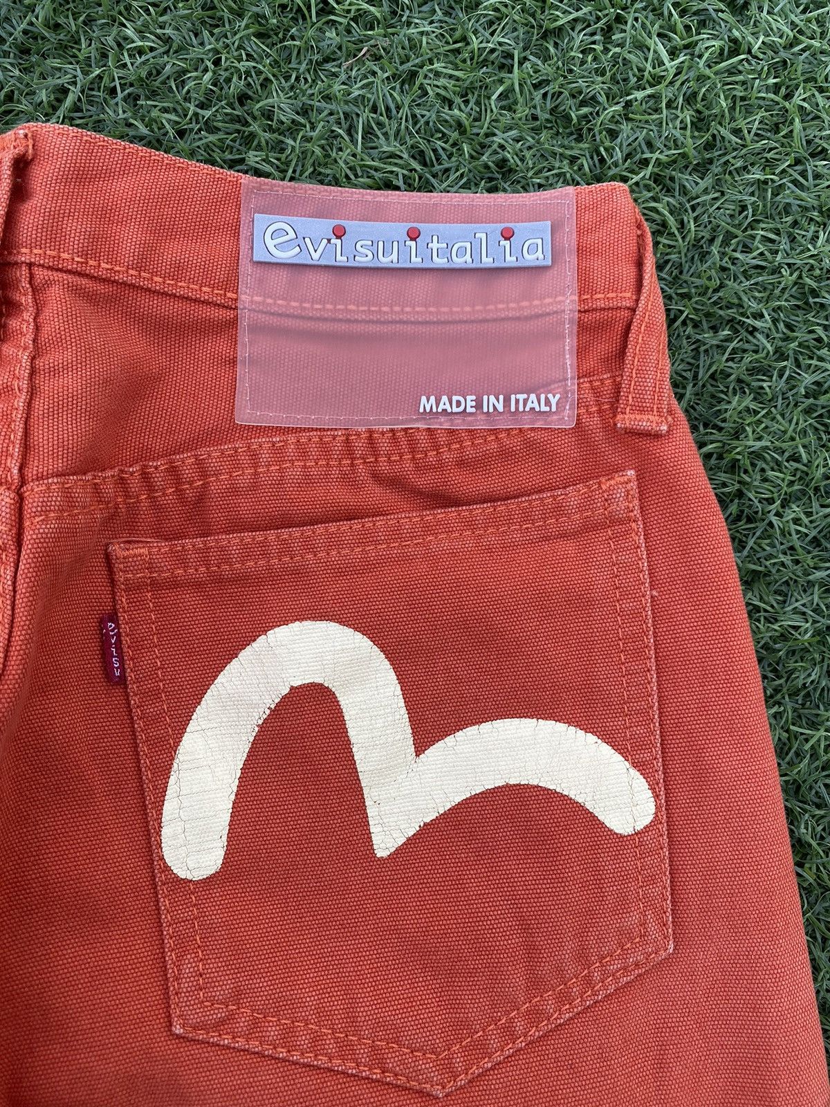 Evisu EVISU ITALIA WOMEN WHITE SEA GULLS Size 27" / US 4 / IT 40 - 3 Thumbnail