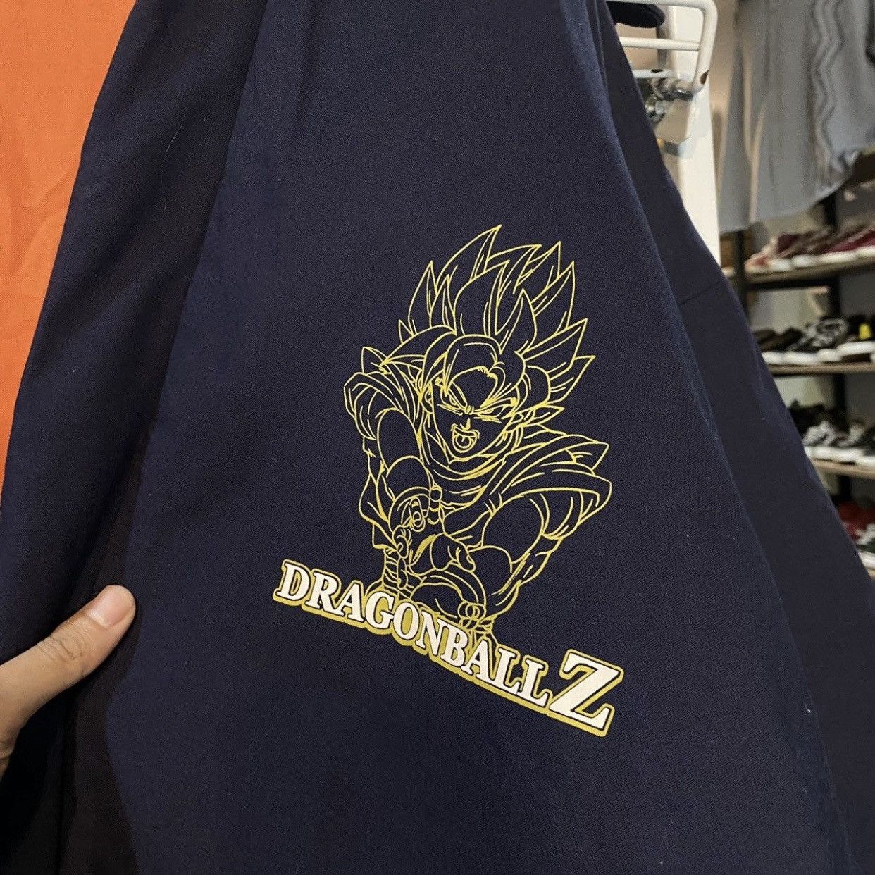 Anime vintage Dragon Ball Z Japanese kimono (hanten style) Size US L / EU 52-54 / 3 - 6 Thumbnail