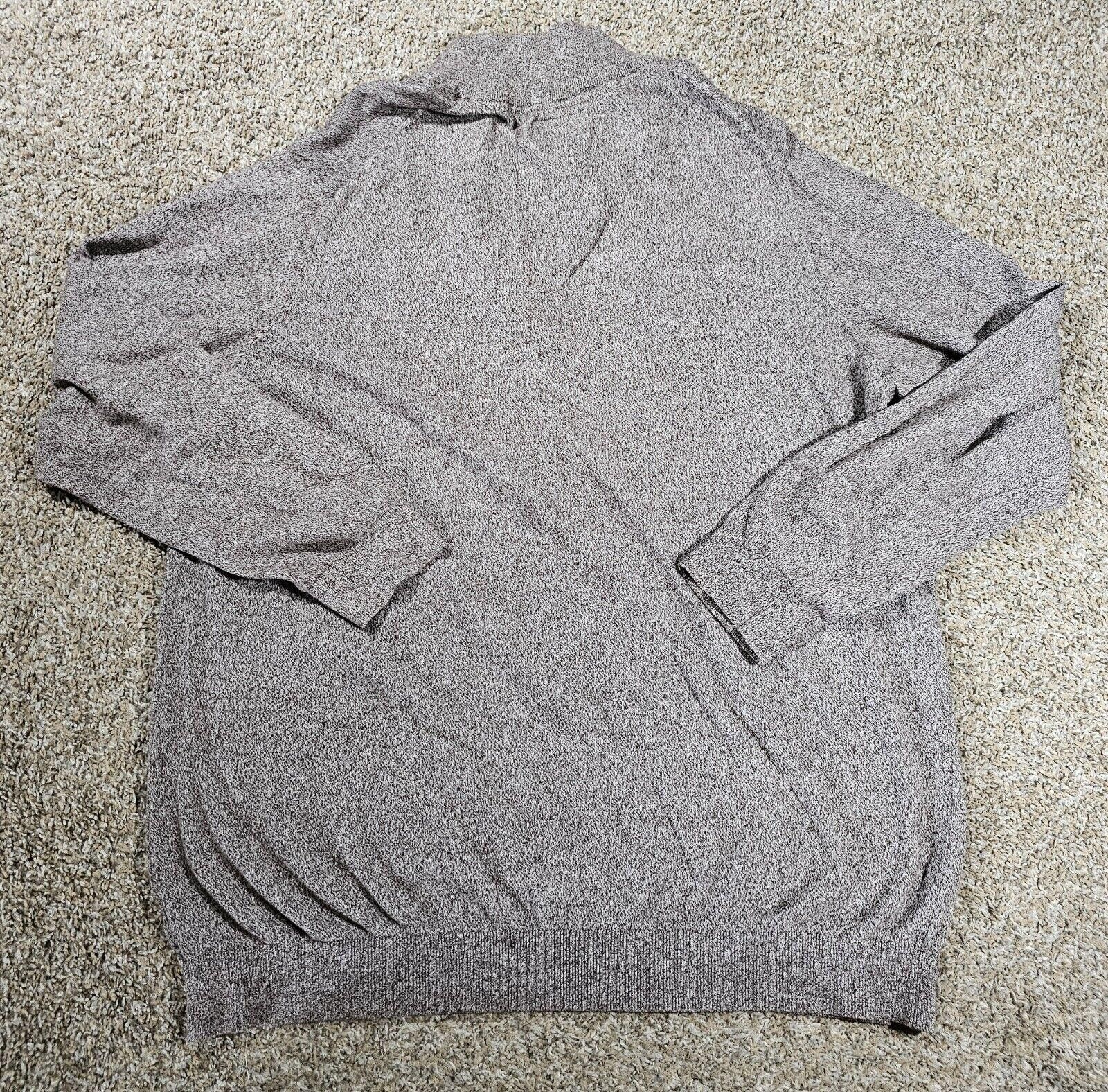 Designer The Foundry Supply Co. 2XLT Gray Brown 1/4 Zip Sweater Size US XXL / EU 58 / 5 - 7 Thumbnail