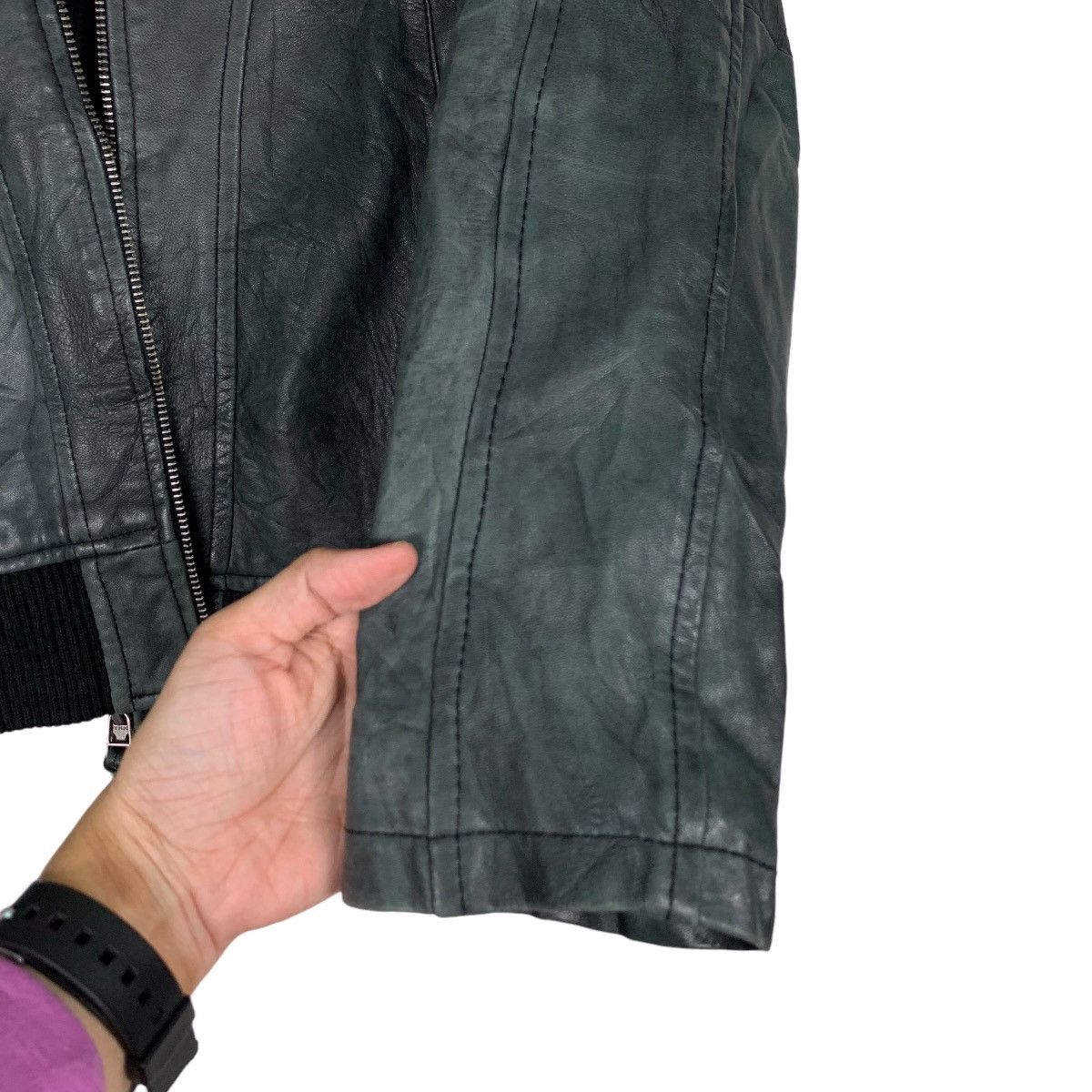 NANO universe NANO UNIVERSE Sheep Skin Leather Jacket #0369-C17 Size US S / EU 44-46 / 1 - 13 Thumbnail