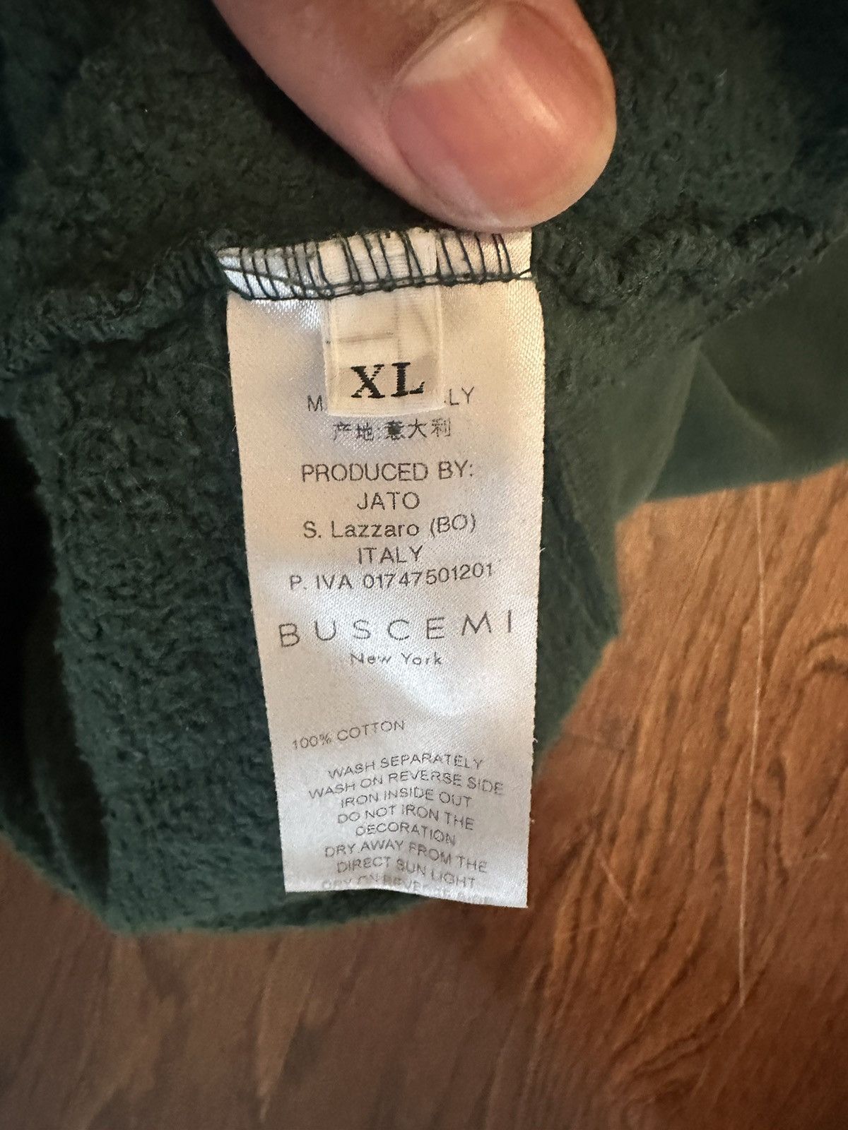 Buscemi Buscemi New York Crewneck Sweatshirt Size US XL / EU 56 / 4 - 4 Thumbnail