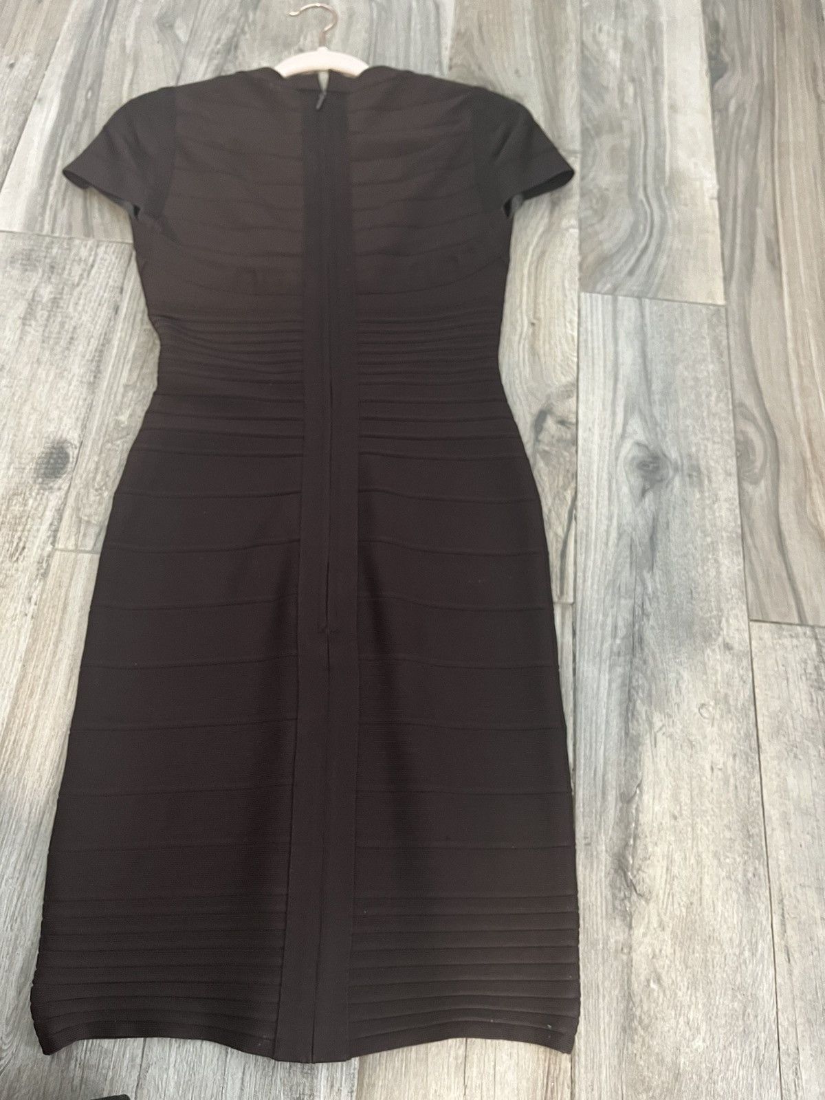 Herve Leger Brown Herve Leger bandage dress Size M / US 6-8 / IT 42-44 - 3 Thumbnail