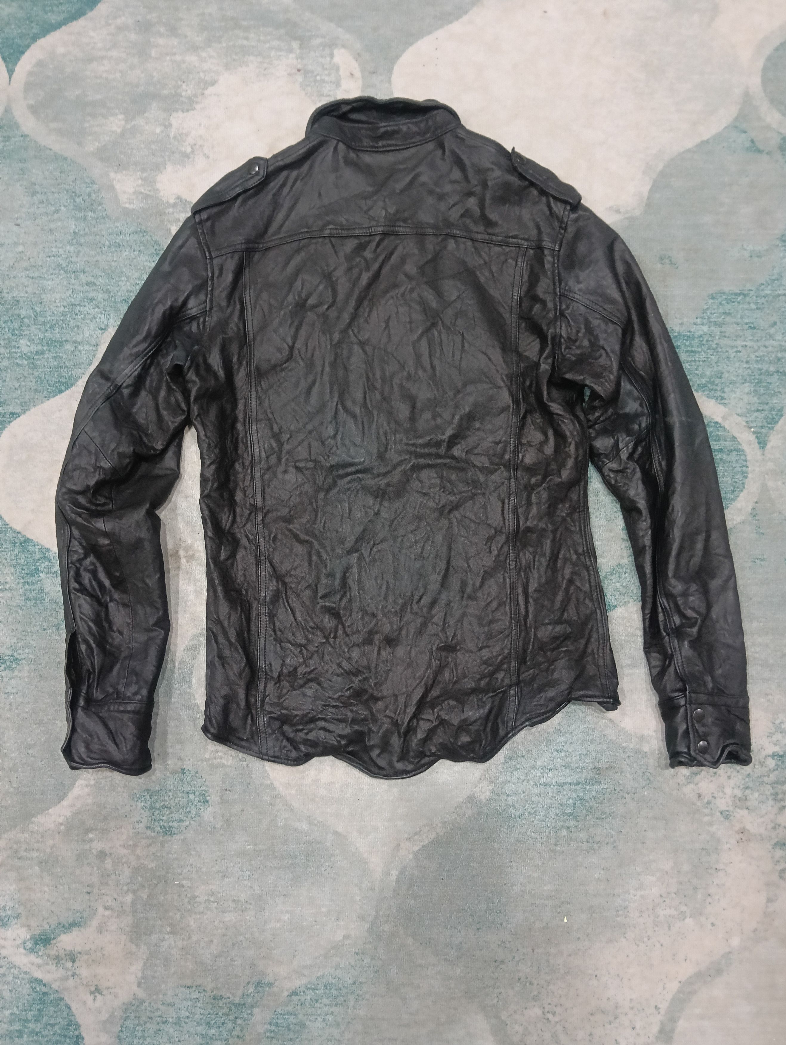 Homme Plisse Issey Miyake × Issey Miyake × Pleats Please Issey Miyake Tete Homme Leather Size US M / EU 48-50 / 2 - 4 Thumbnail