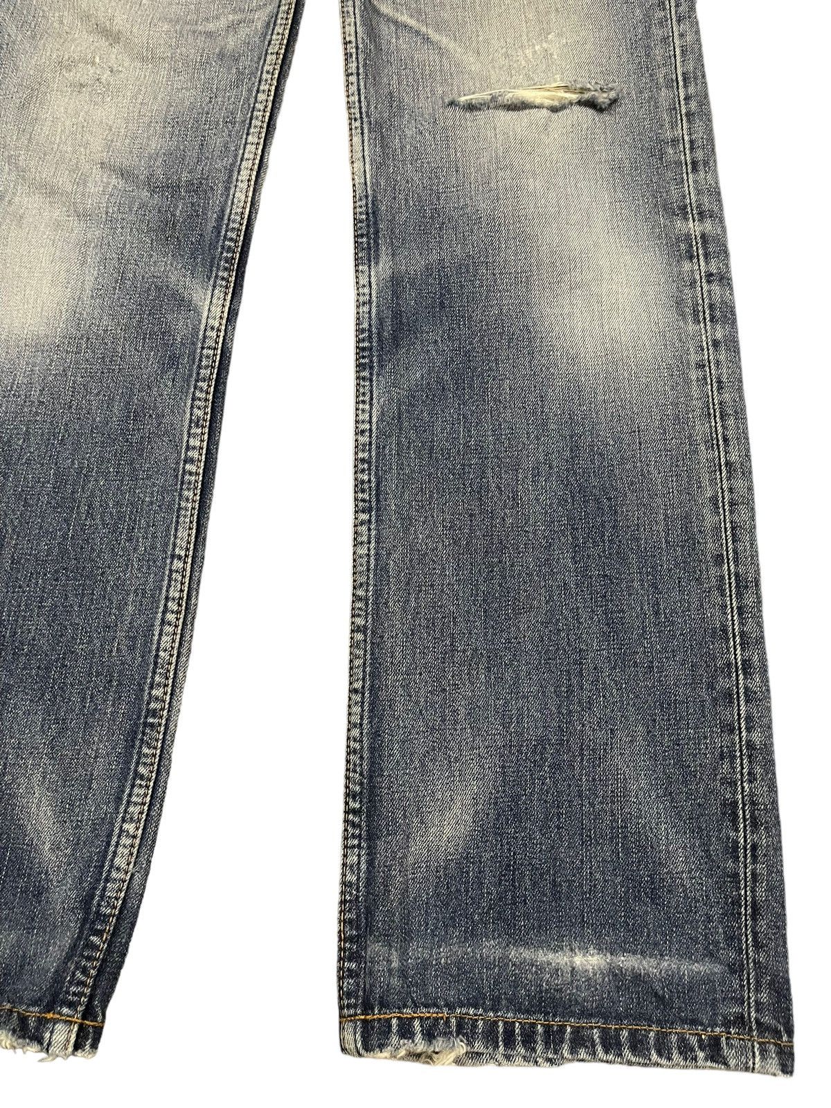 Levi's Vintage 90s Levis 503 Blue Wash Distress Baggy Jeans Size US 30 / EU 46 - 6 Thumbnail
