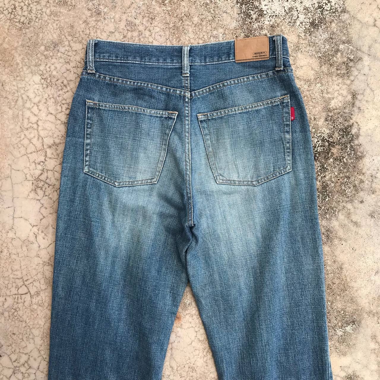 Kansai Yamamoto VINTAGE KANSAI YAMAMOTO DISTRESSED DENIM W29X29 Size US 29 - 2 Thumbnail