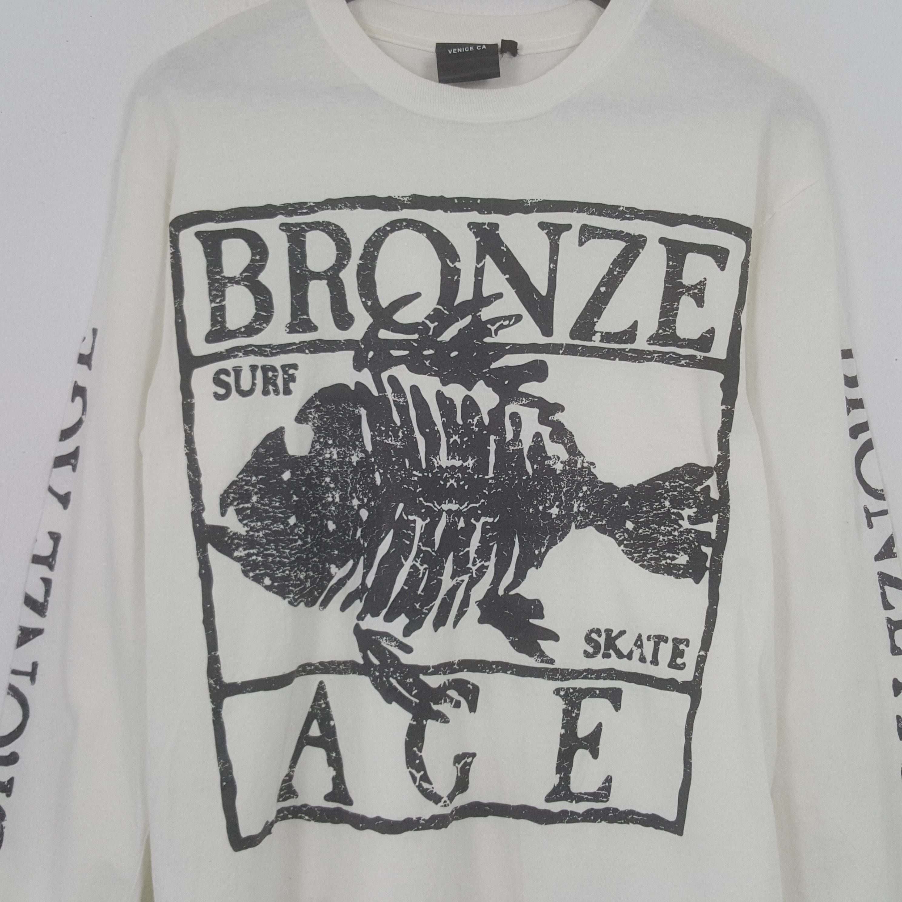 Vintage Vintage Bronze Age Surfing Style Long Sleeve Tshirt Size US M / EU 48-50 / 2 - 2 Thumbnail